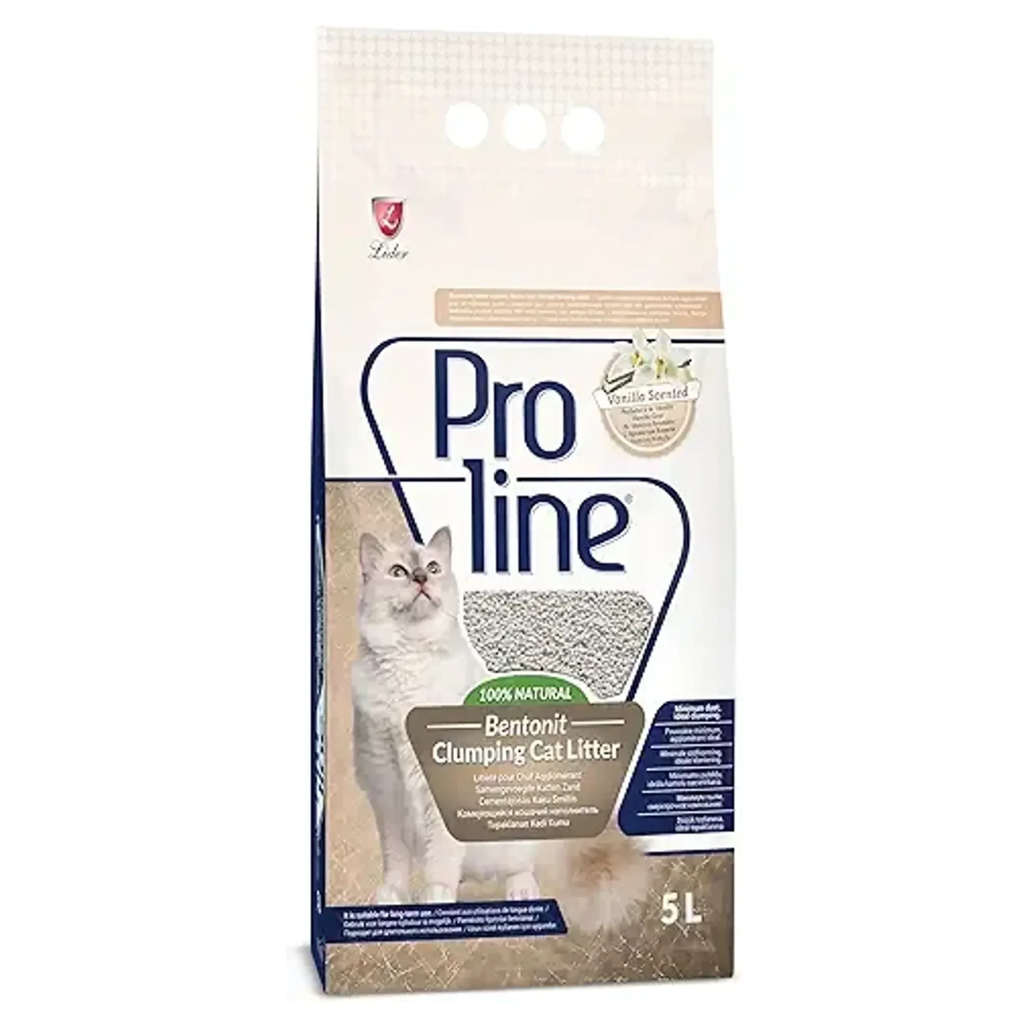 Proline Vanilya Kokulu Bentonit Kedi Kumu 5 L
