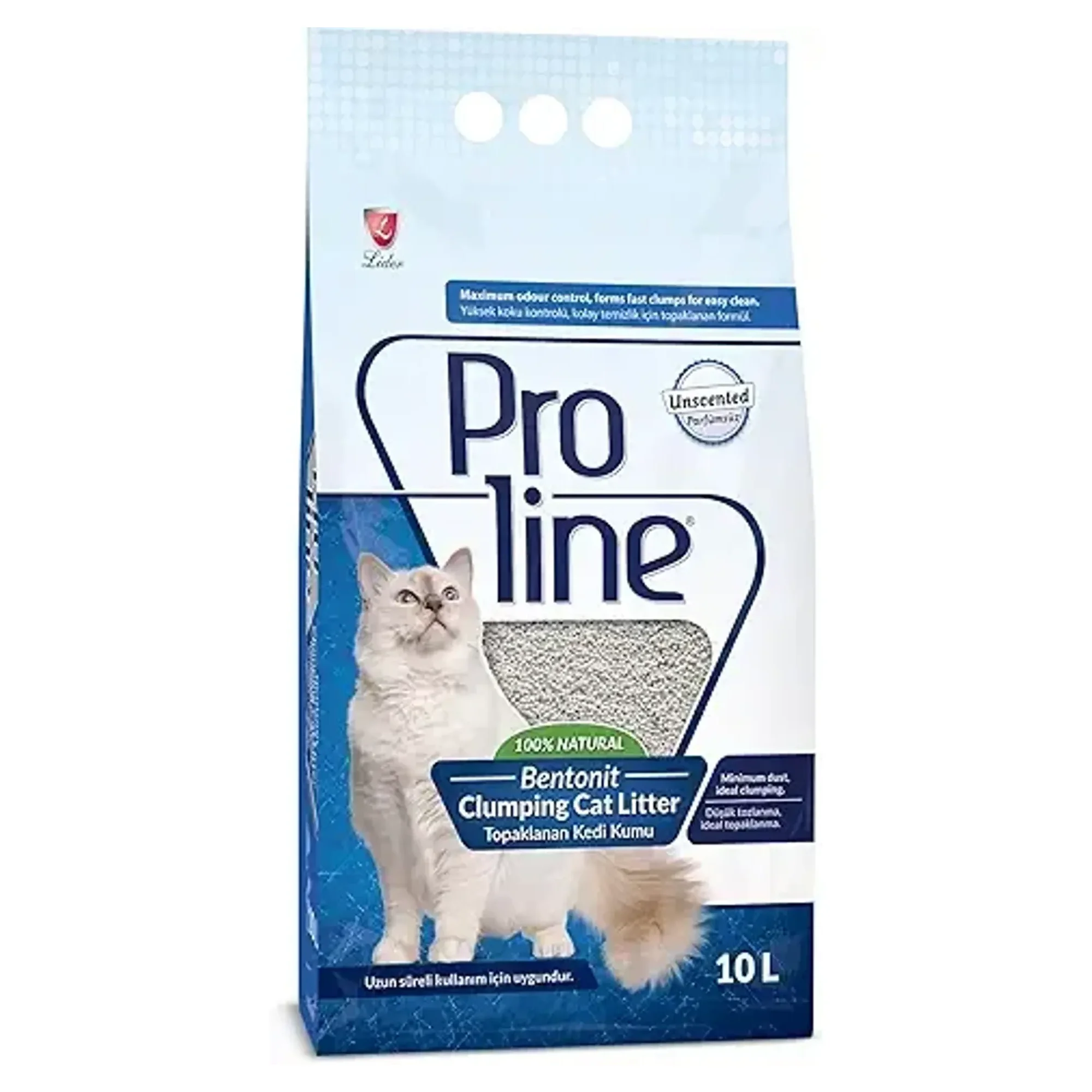 Proline Kokusuz Bentonit Kedi Kumu 10 L