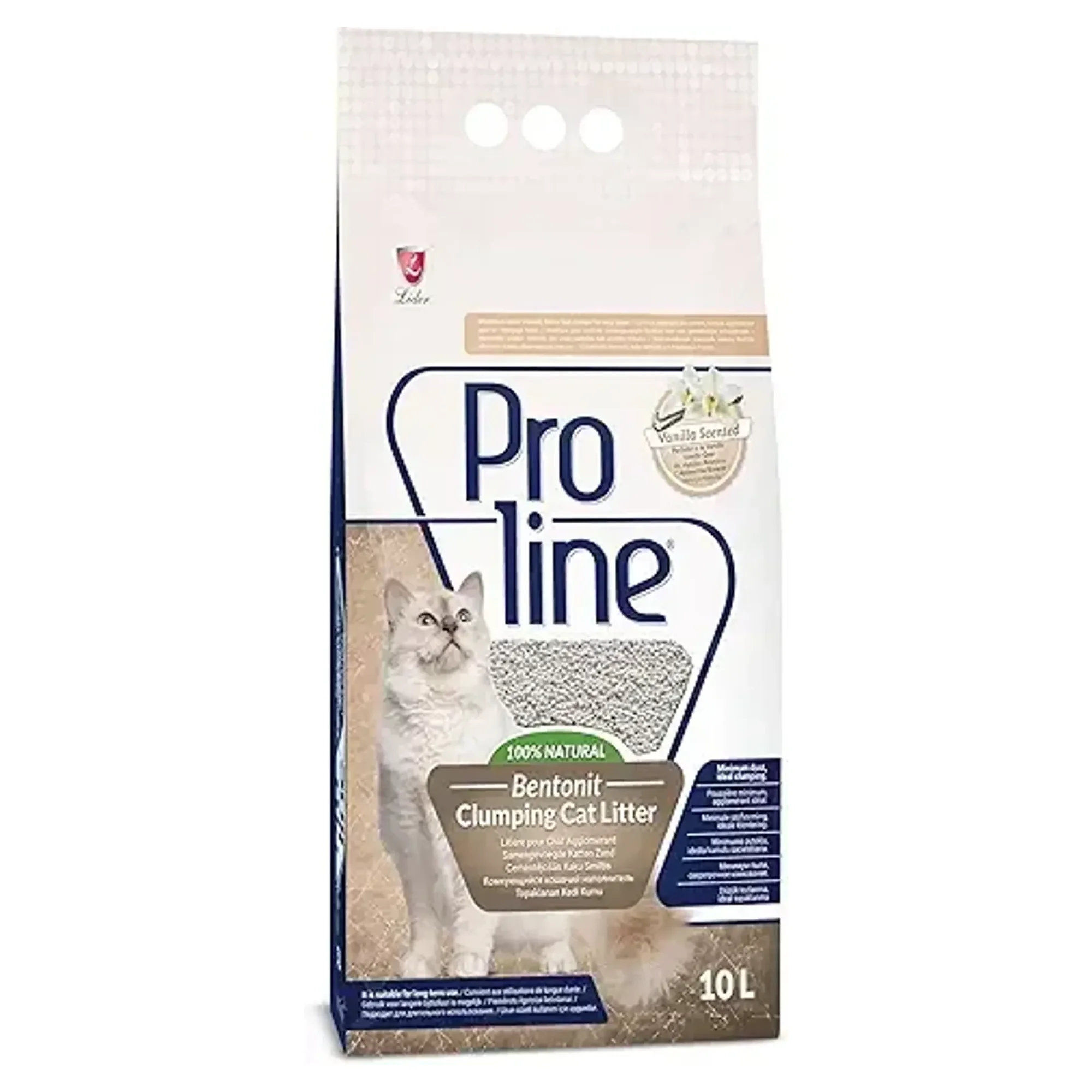 Proline Vanilya Kokulu Bentonit Kedi Kumu 10 L