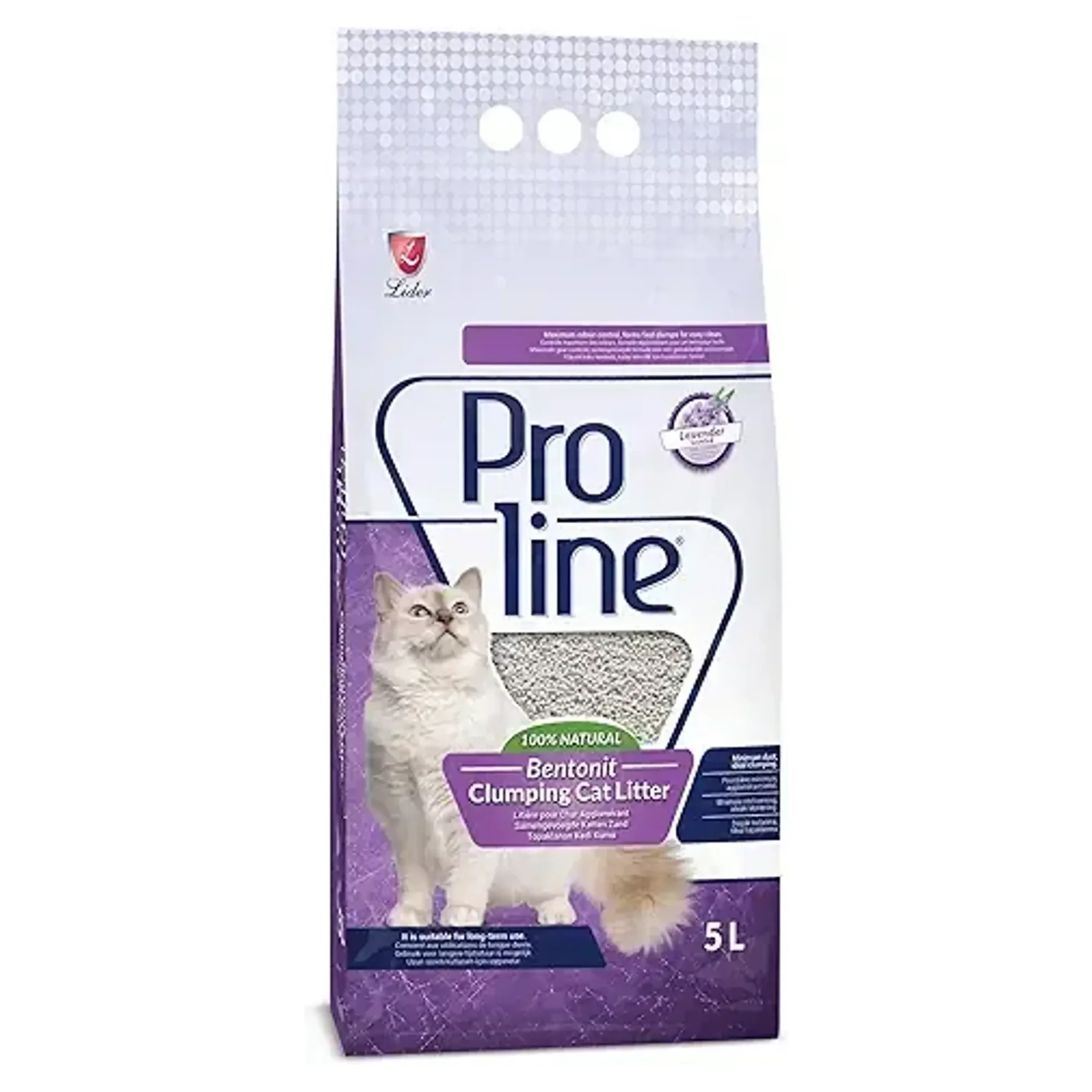 Proline Lavanta Kokulu Bentonit Kedi Kumu 5 L