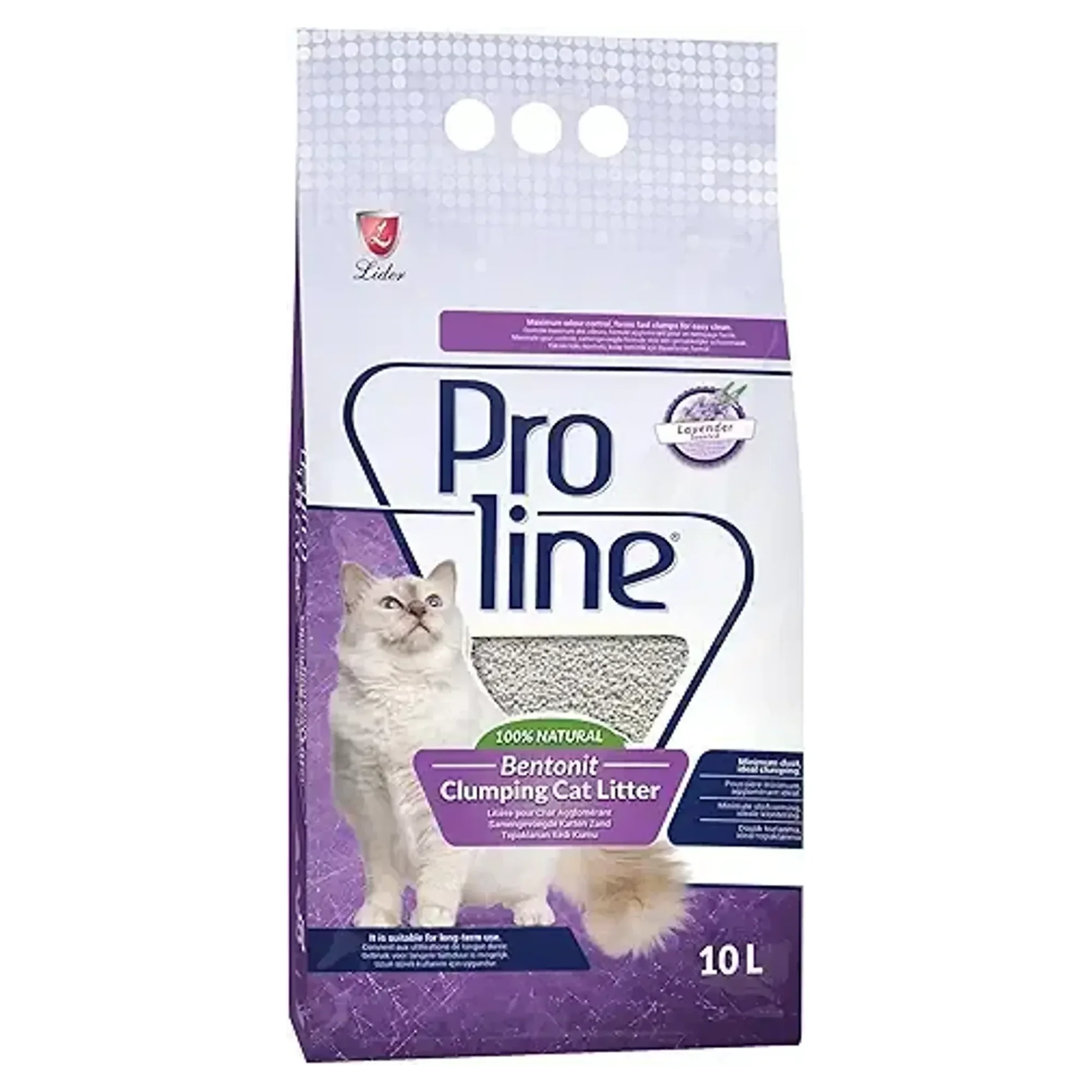 Proline Lavanta Kokulu Bentonit Kedi Kumu 10 L