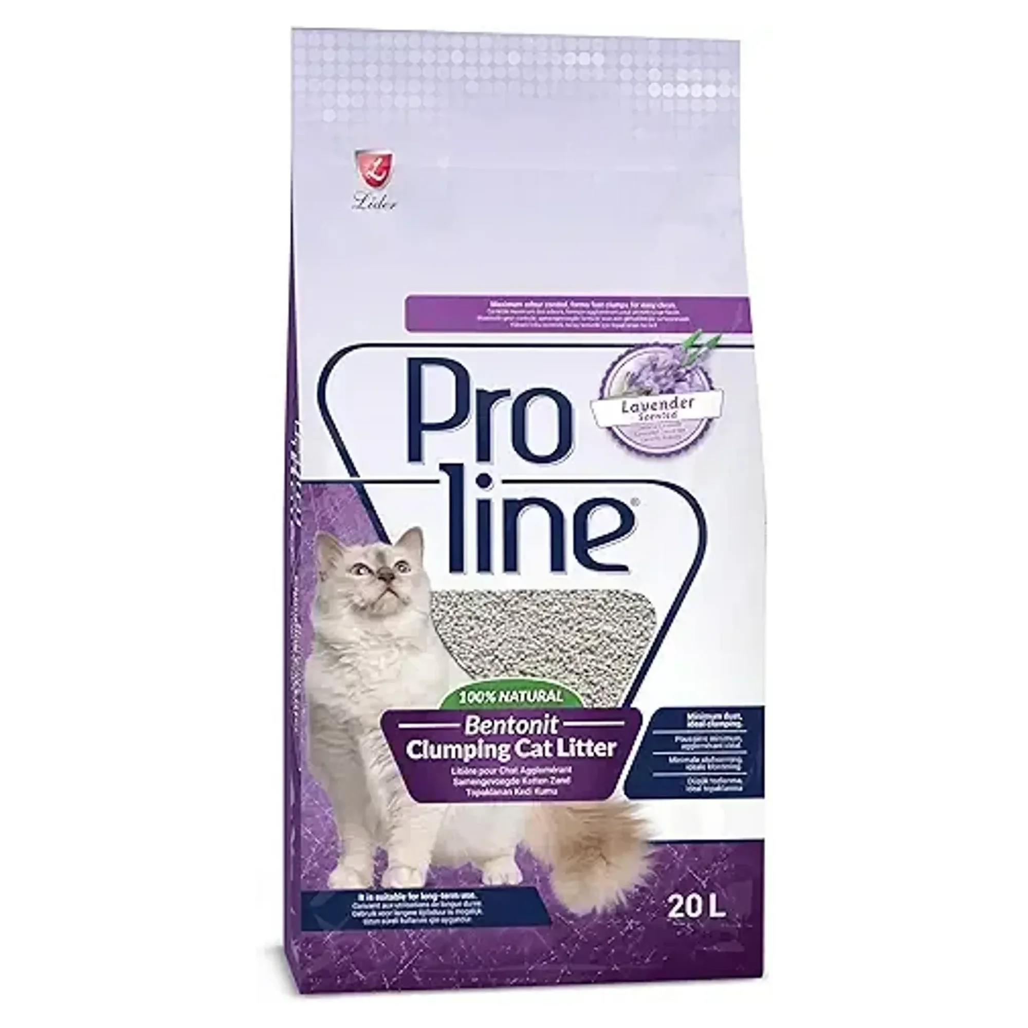 Proline Lavanta Kokulu Bentonit Kedi Kumu 20 L