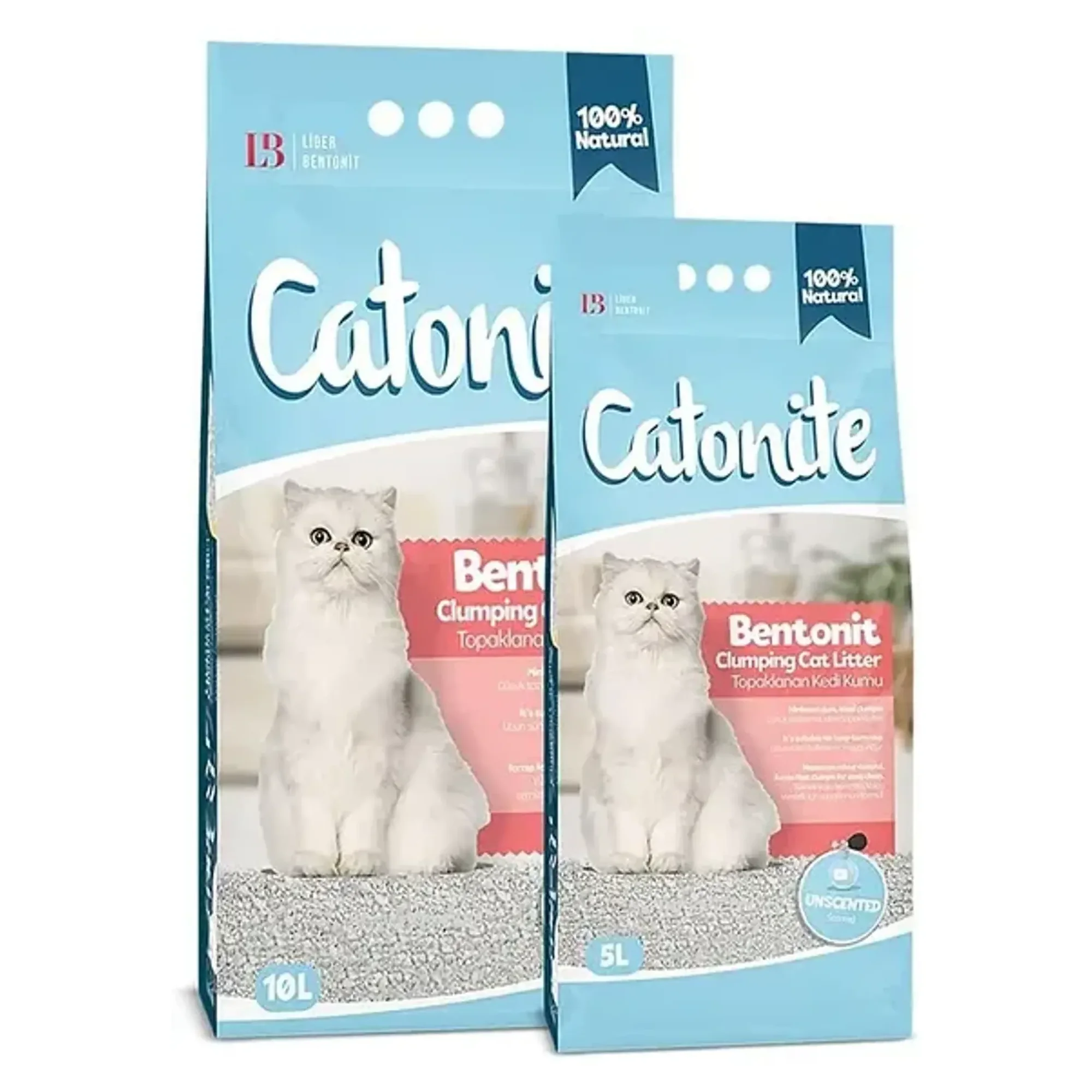 Catonite Parfümsüz Bentonit Kedi Kumu 5 L