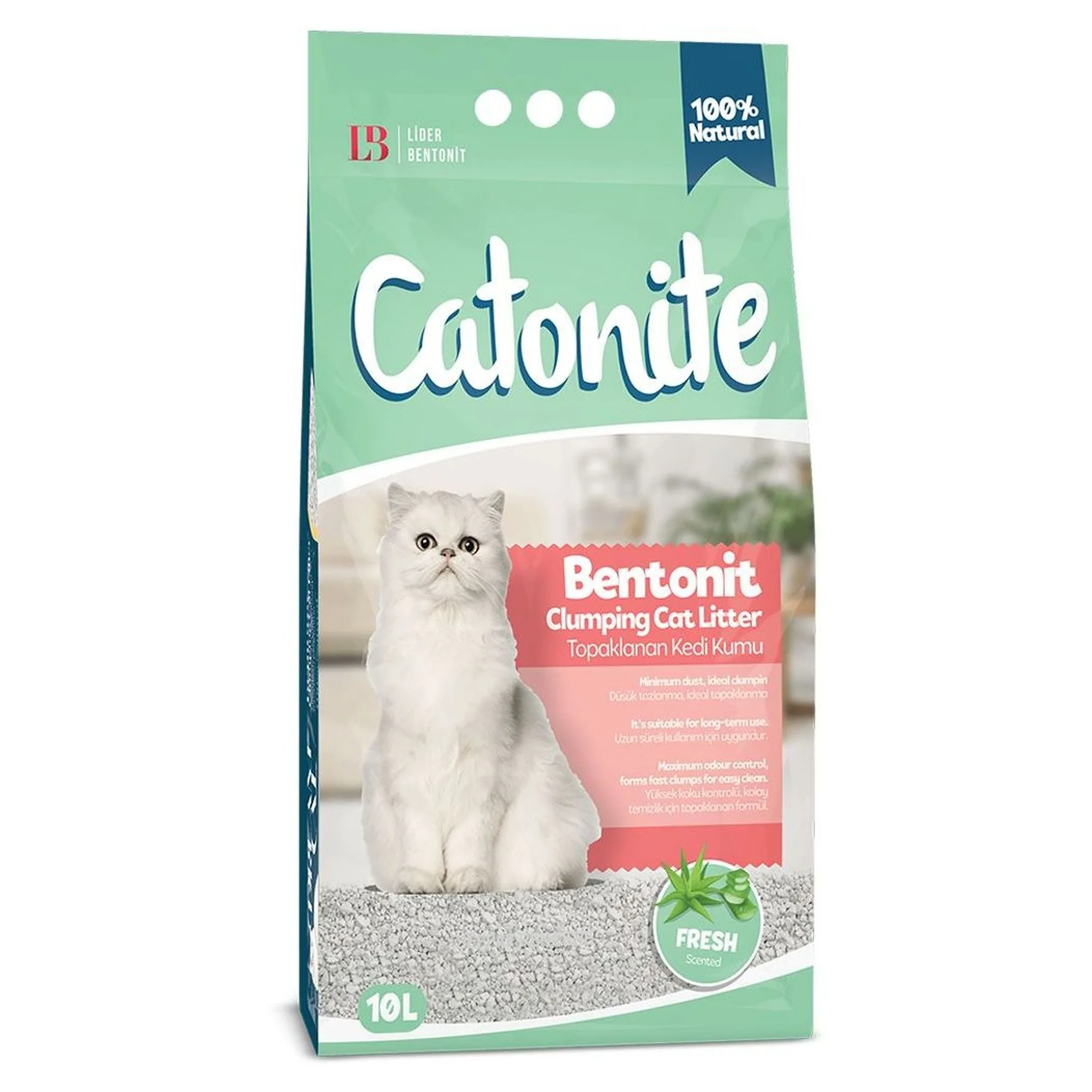 Catonite Fresh Bentonit Kedi Kumu 10 L