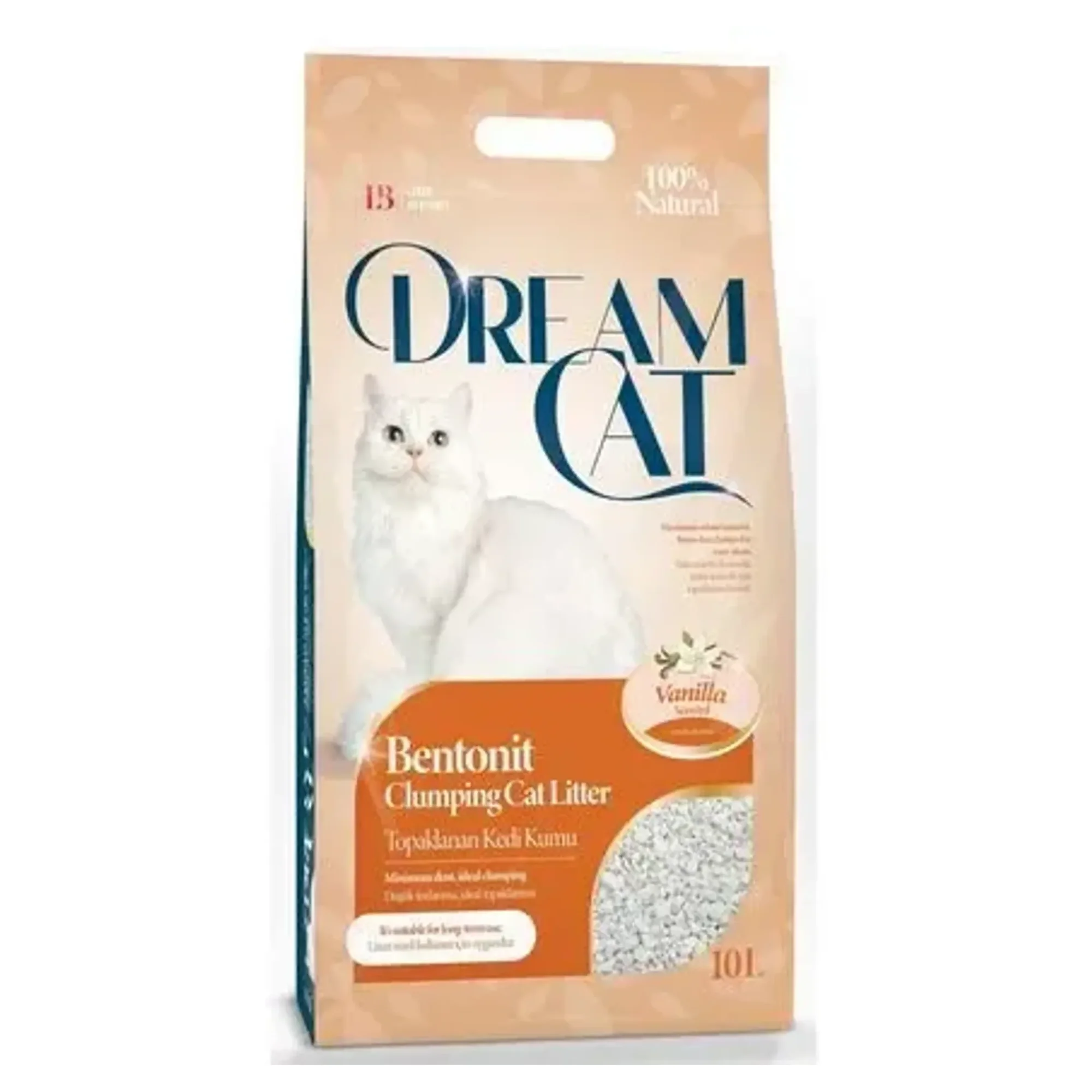 Dream Cat Vanilya Kokulu Bentonit Kedi Kumu 10 L
