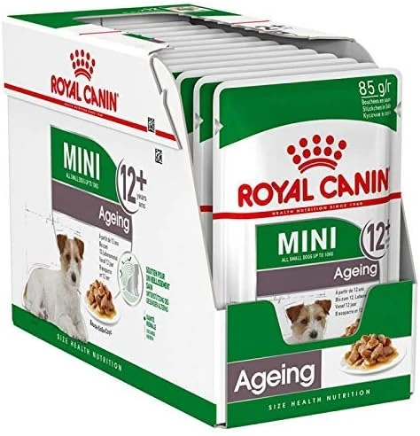 Royal Canin Mini Ageing +12 Yaş Mini Irk Soslu Yaşlı Köpek Konservesi 85 G