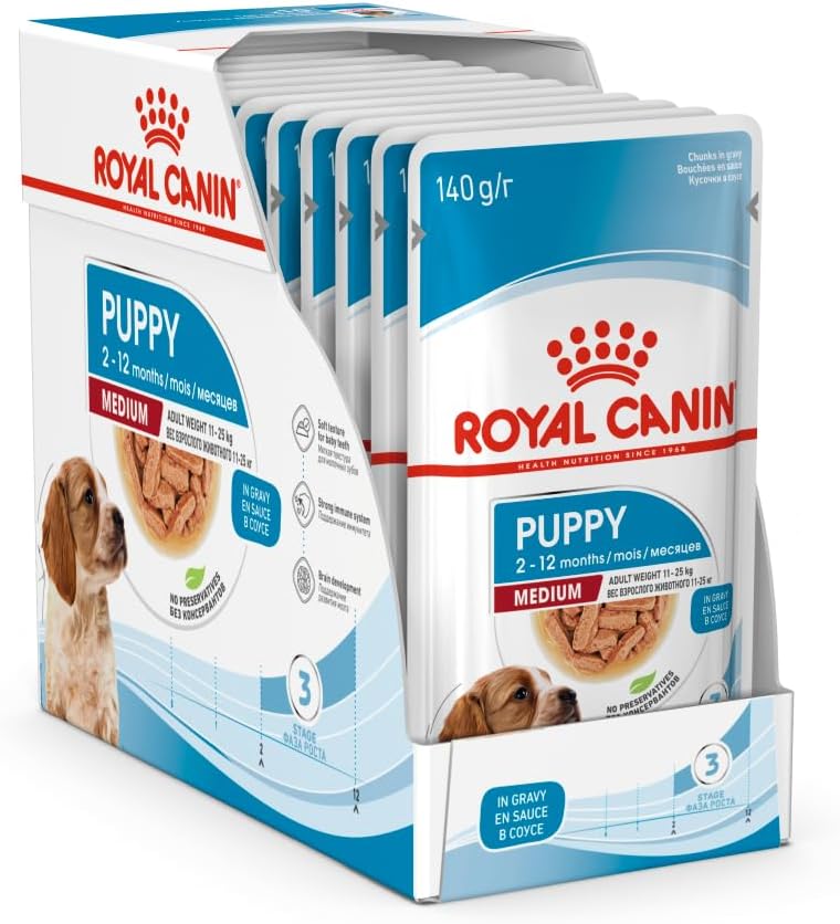 Royal Canin Sos İçinde Orta Irk Yavru Köpek Konservesi 140 G - Ana Görsel
