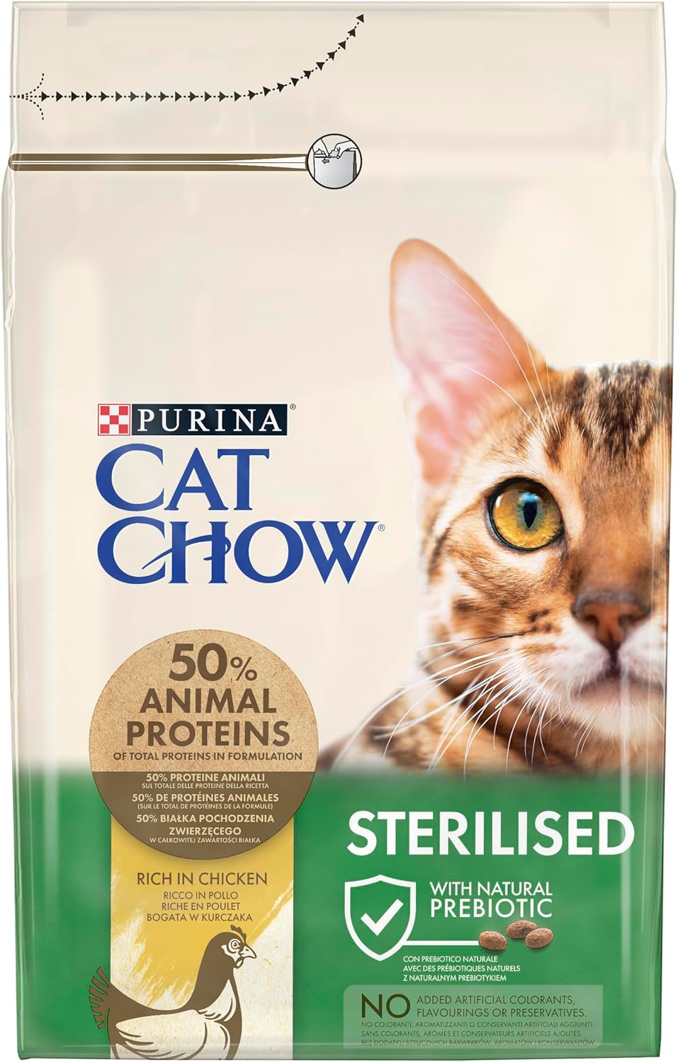 Purina Cat Chow Sterilised Tavuklu Kısırlaştırılmış Yetişkin Kedi Maması 3 KG - Ana Görsel