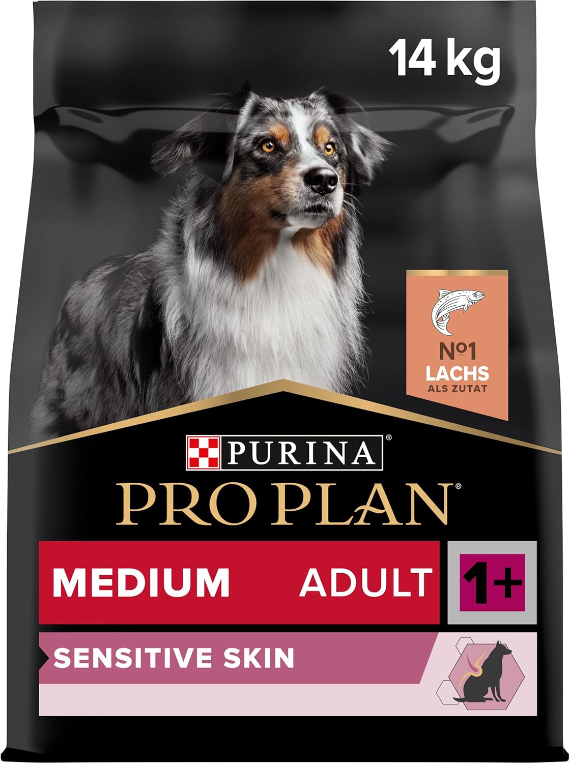 Pro Plan Somonlu Hassas Deri için Orta Irk Yetişkin Köpek Maması 14 KG - Ana Görsel