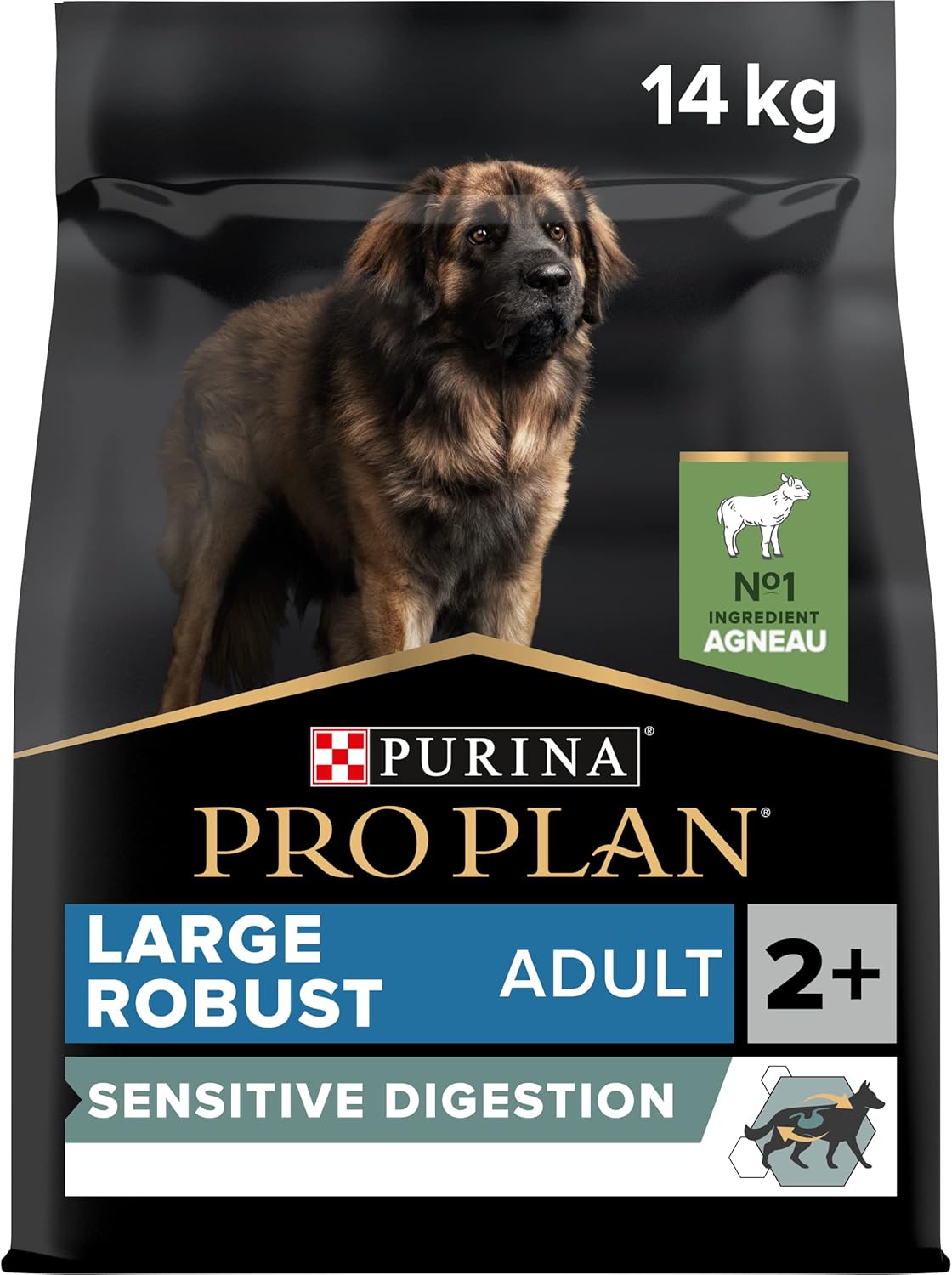 Pro Plan Adult 2+ Large Robust Sensitive Digestion Hassas Sindirim için Büyük Irk Yetişkin Köpek Maması 14 KG - Ana Görsel