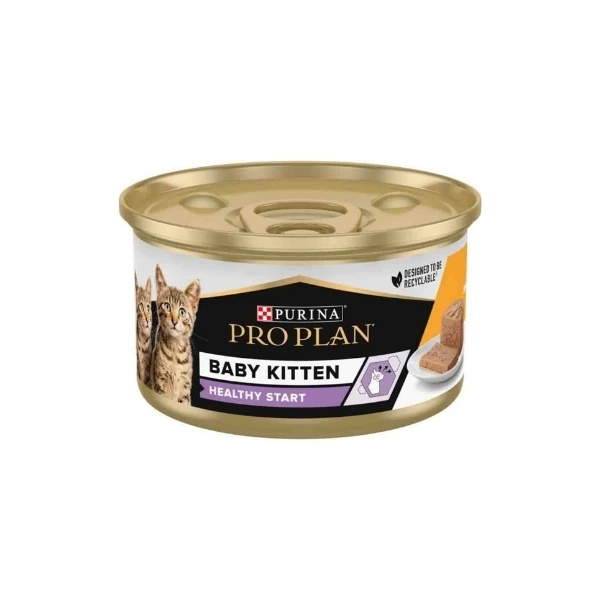 Pro Plan Baby Kitten Tavuklu Yavru Konserve Kedi Maması 85 G - Ana Görsel