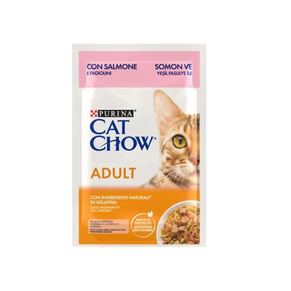 Purina Cat Chow Somonlu Yetişkin Konserve Kedi Maması 85 G - Ana Görsel