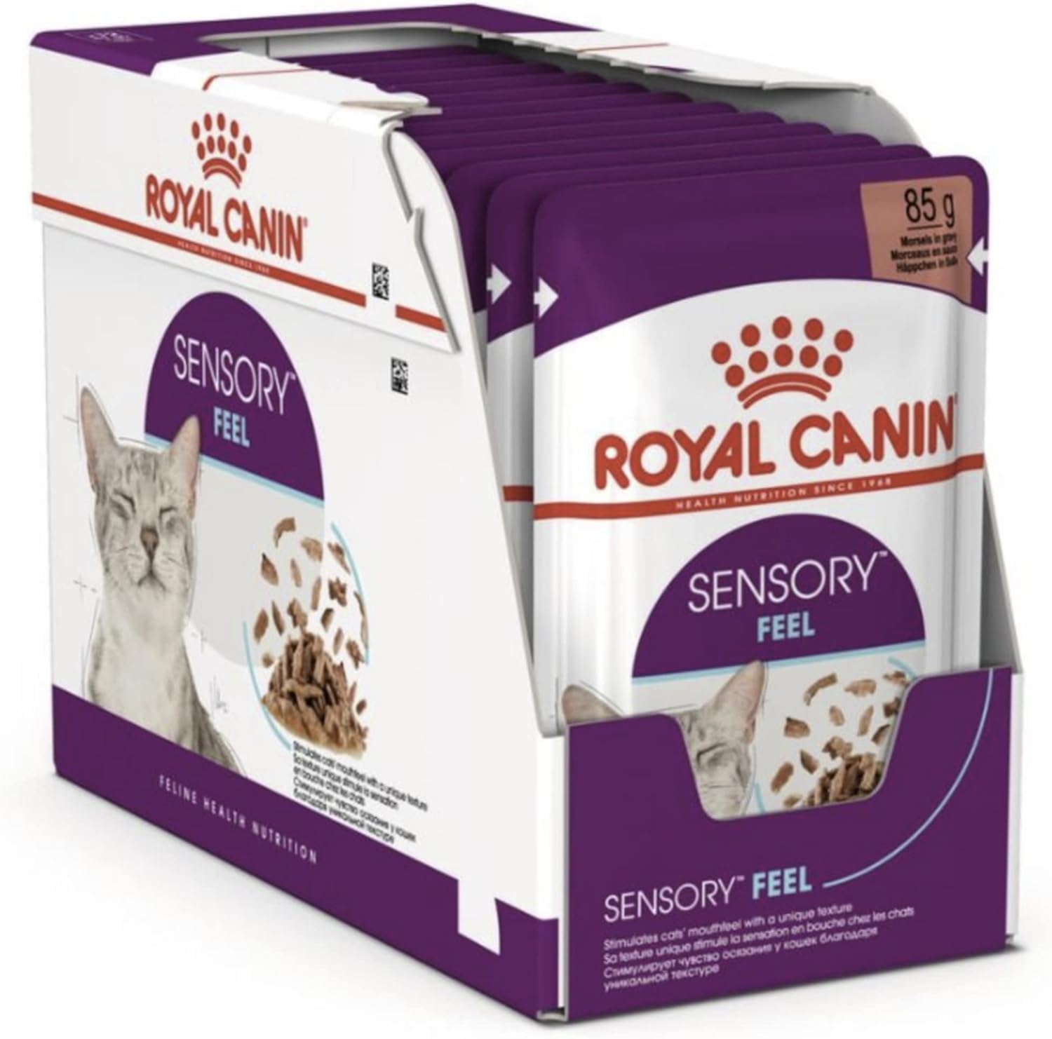Royal Canin Sensory Feel Etli ve Balıklı Soslu Kedi Konservesi 85G