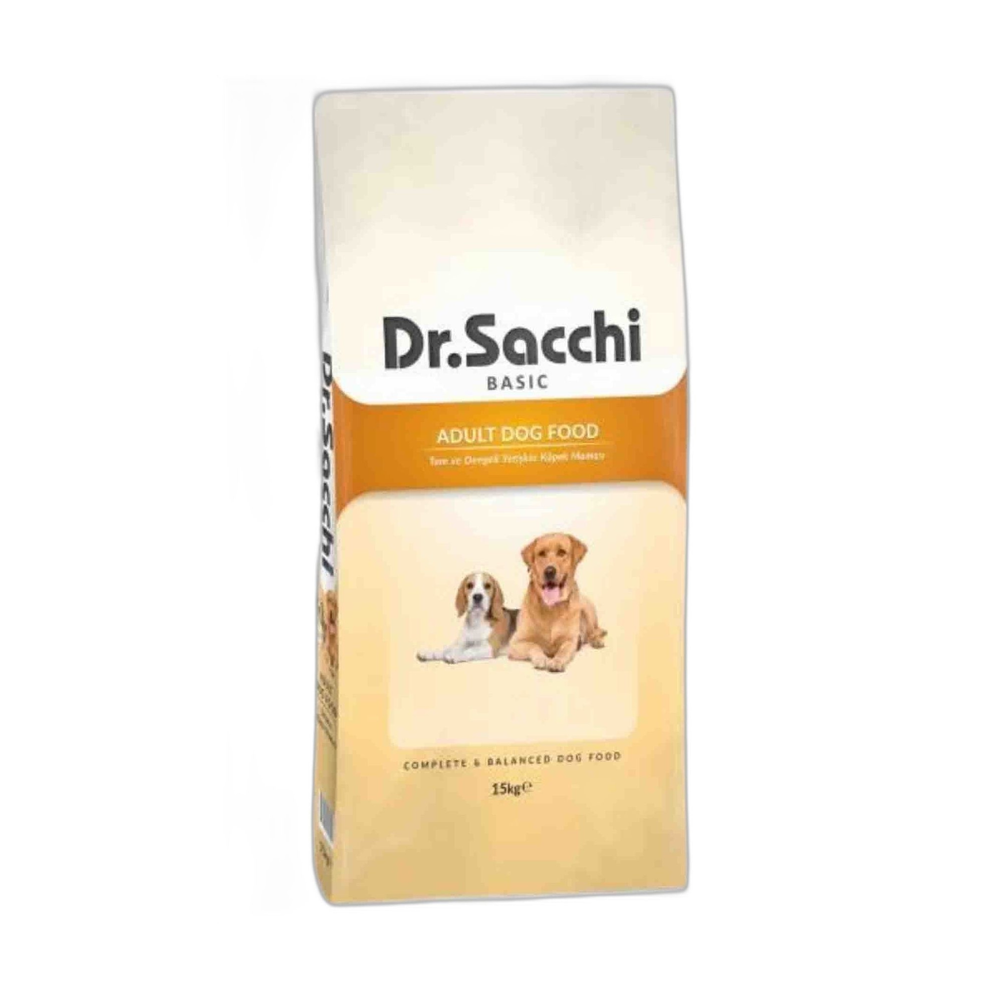 Dr.Sacchi Basic Düşük Tahıllı Tavuklu Yetişkin Köpek Maması 15 KG - Ana Görsel