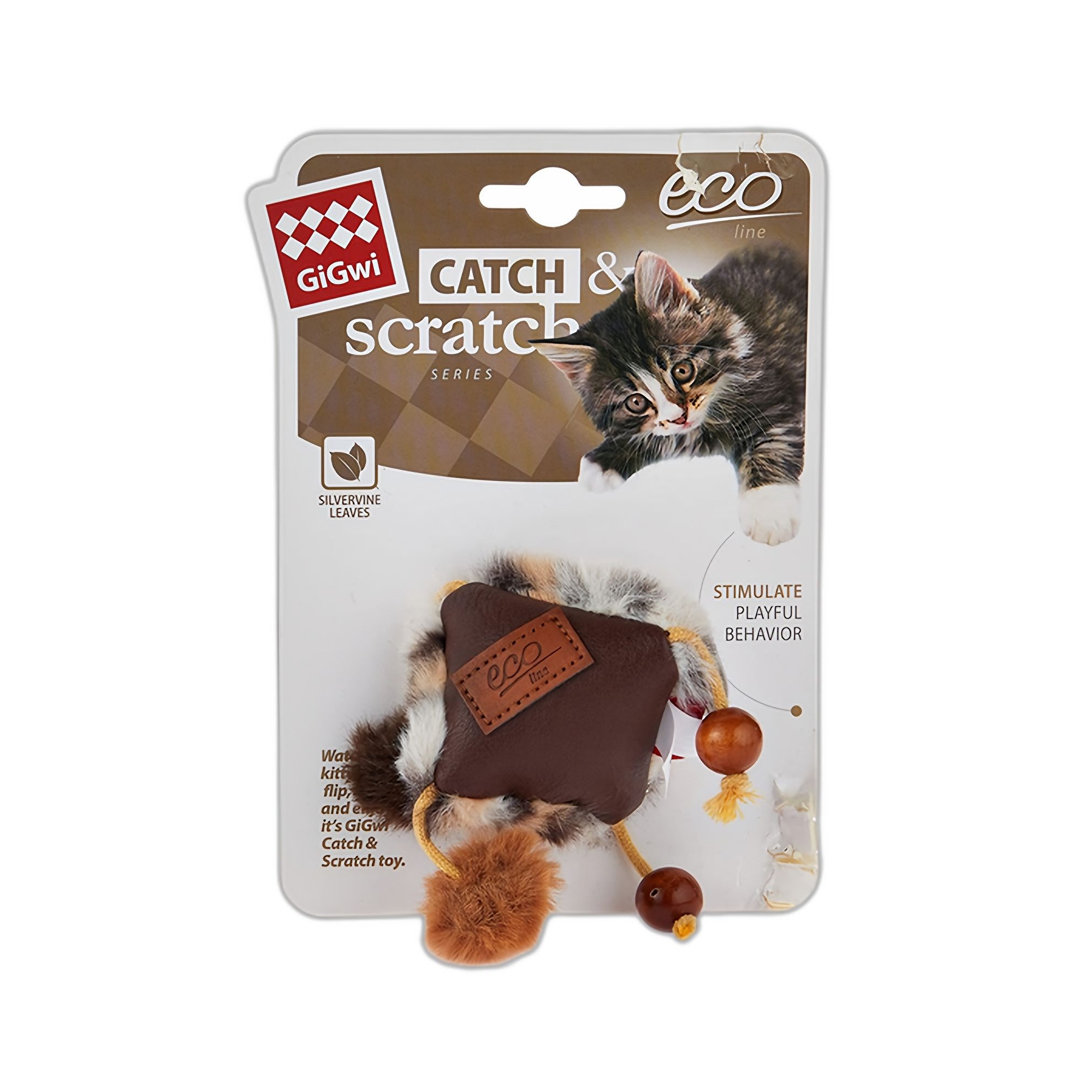 Gigwi Catch&Scratch Üçgen Kedi Oyuncağı - Ana Görsel