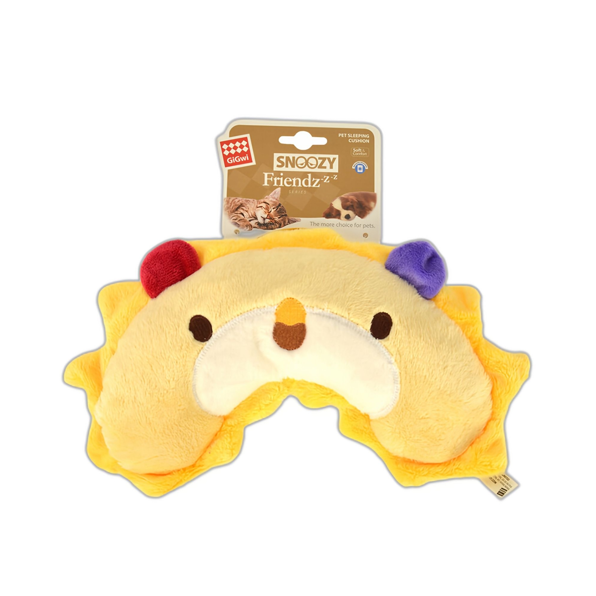 Gigwi Snoozy Friends Aslan Yastığı Kedi ve Yavru Köpek İçin Evcil Hayvan Yatağı - Ana Görsel