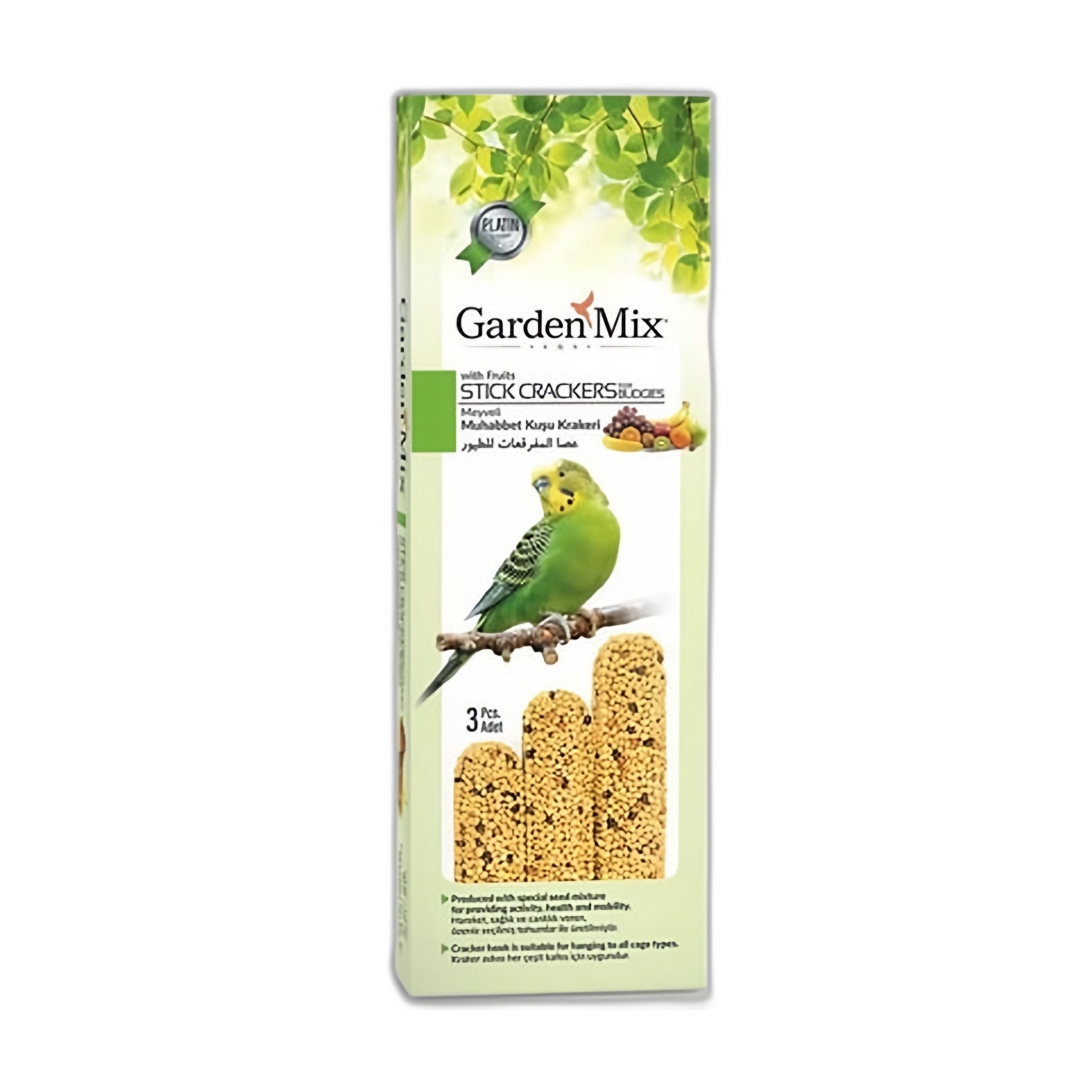 Garden Mix Platin Meyveli Kuş Krakeri 3’lü - Ana Görsel