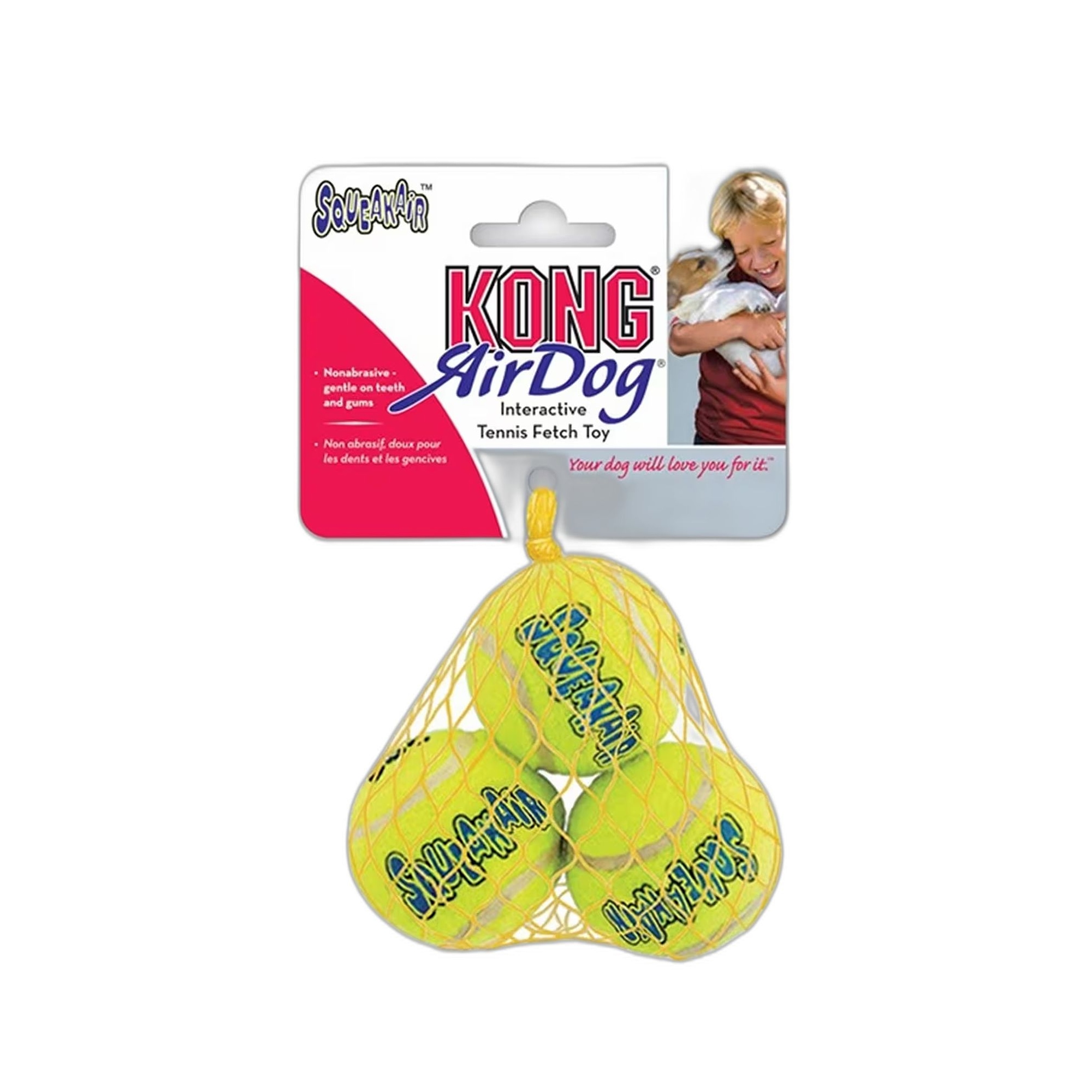 Kong SqueakAir Öten Tenis Topu 3'lü S - Ana Görsel