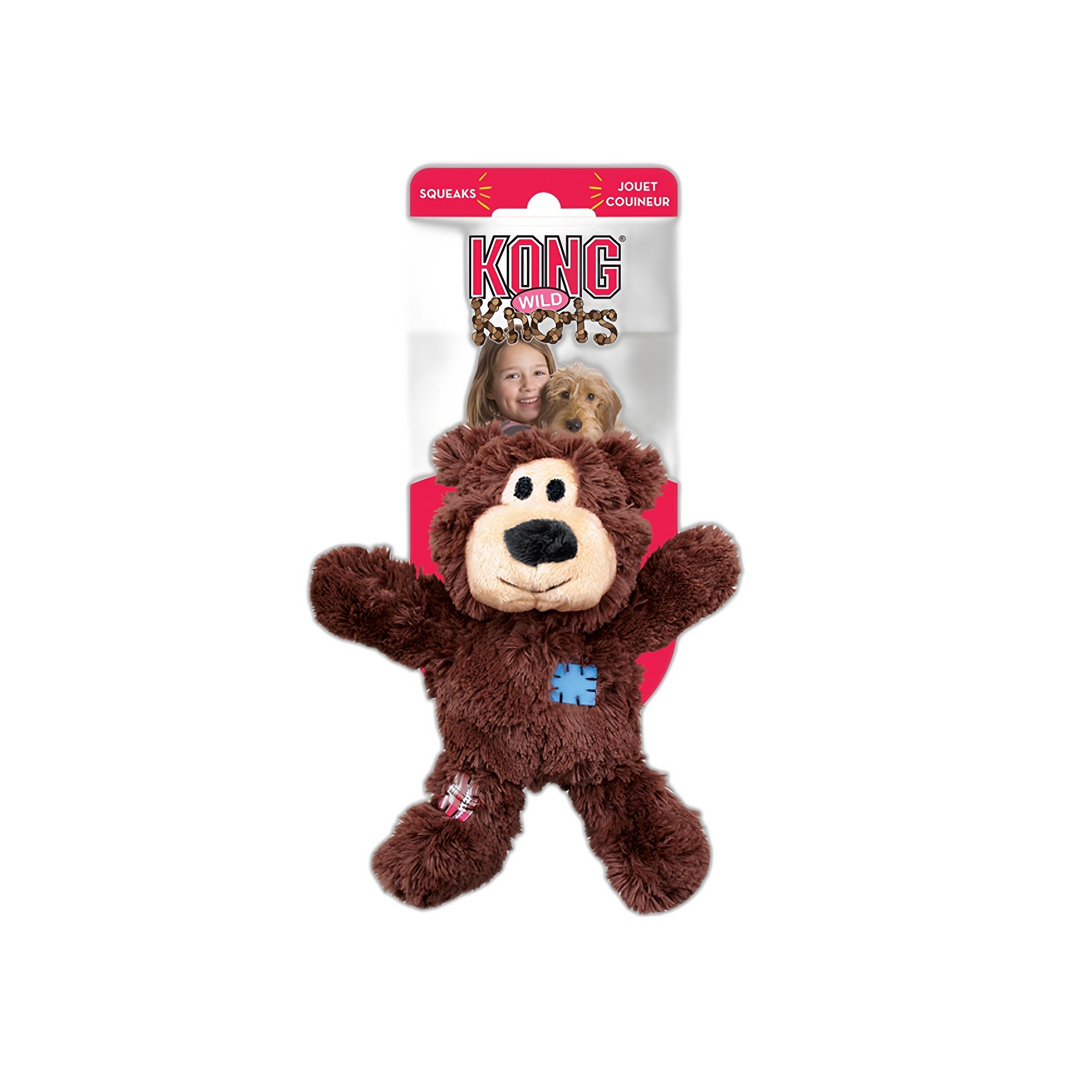 Kong Wild Knots Peluş Ayı Köpek Oyuncağı S - Ana Görsel
