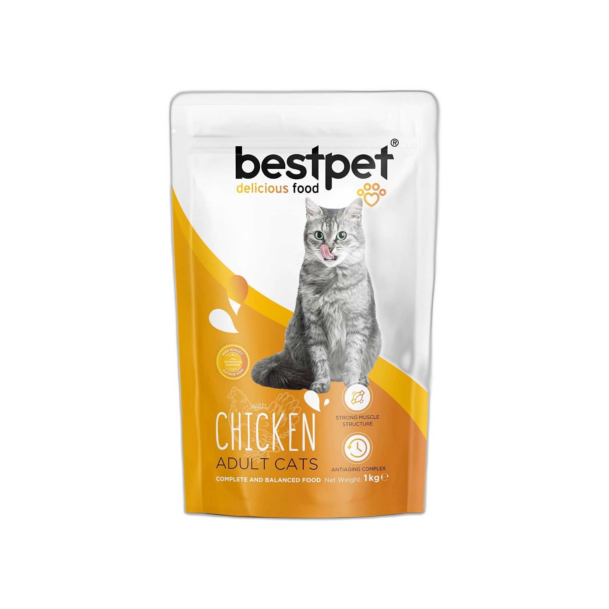 Bestpet Tavuk Etli Yetişkin Kedi Maması 1 KG - Ana Görsel
