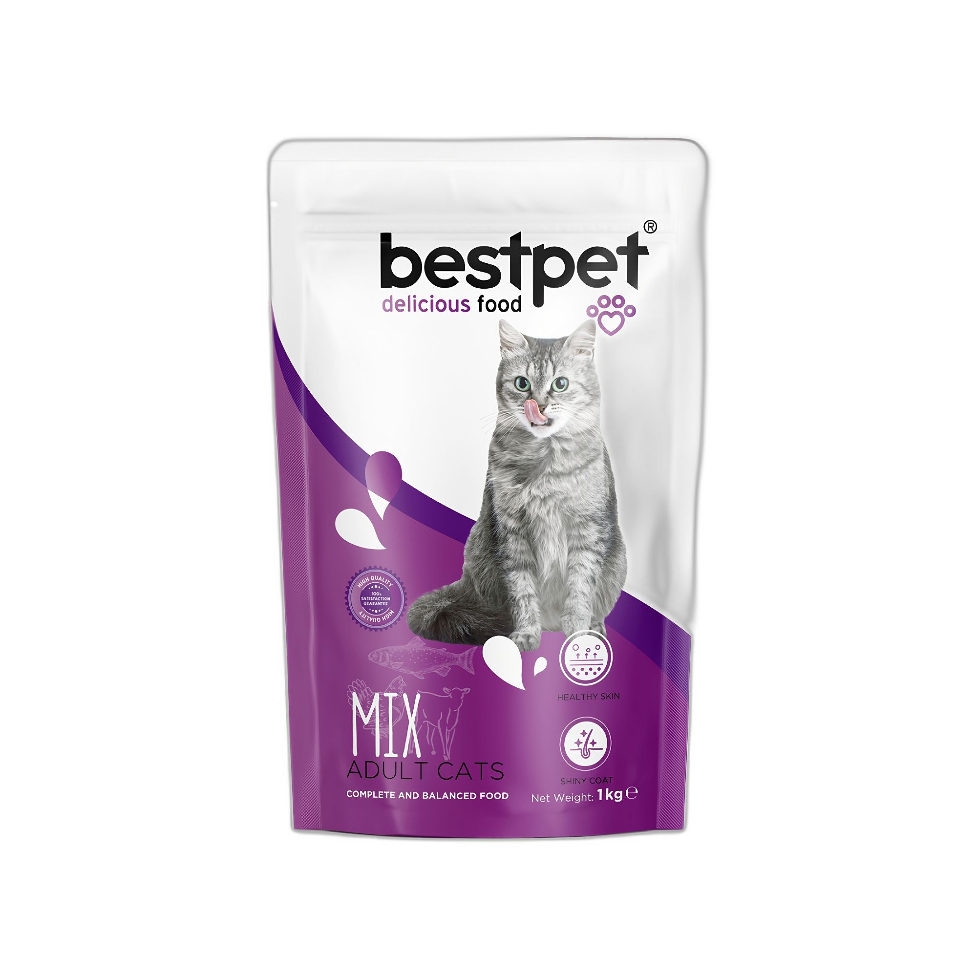 Bestpet Mix Karışık Etli Yetişkin Kedi Maması 1 KG - Ana Görsel