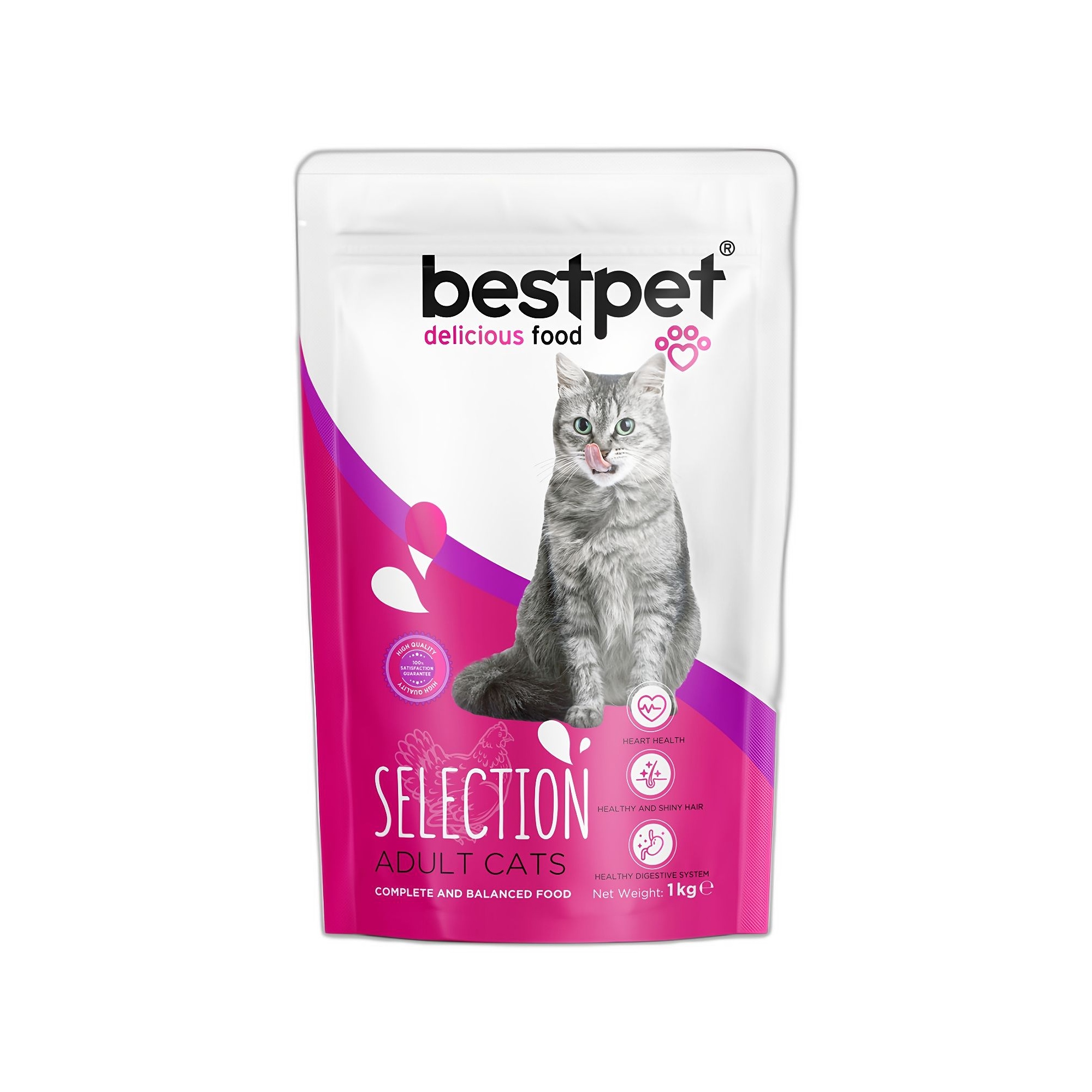 Bestpet Selection Tavuklu Yetişkin Kedi Maması 1 KG - Ana Görsel