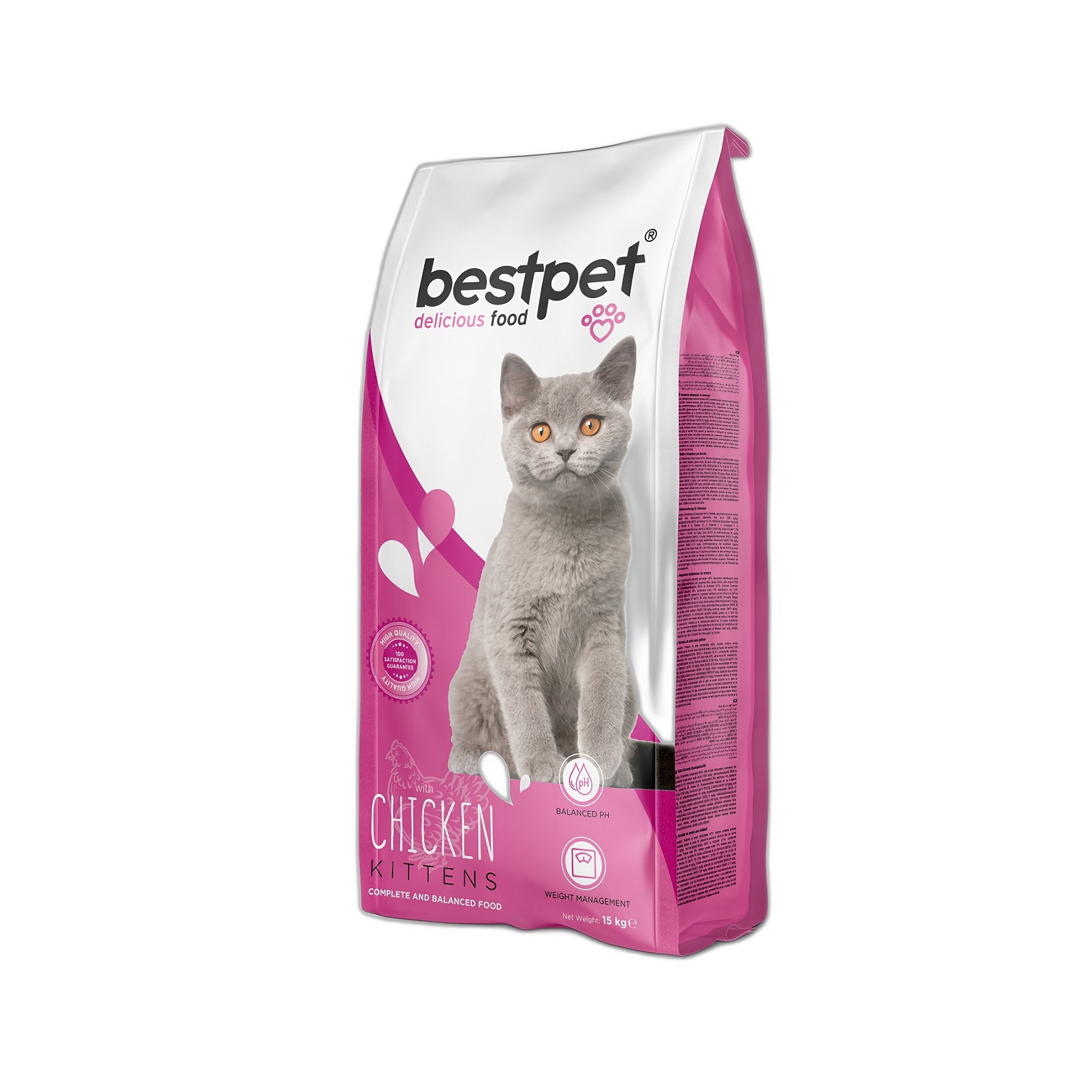 Bestpet Tavuklu ve Pirinçli Yavru Kedi Maması 15 KG - Ana Görsel