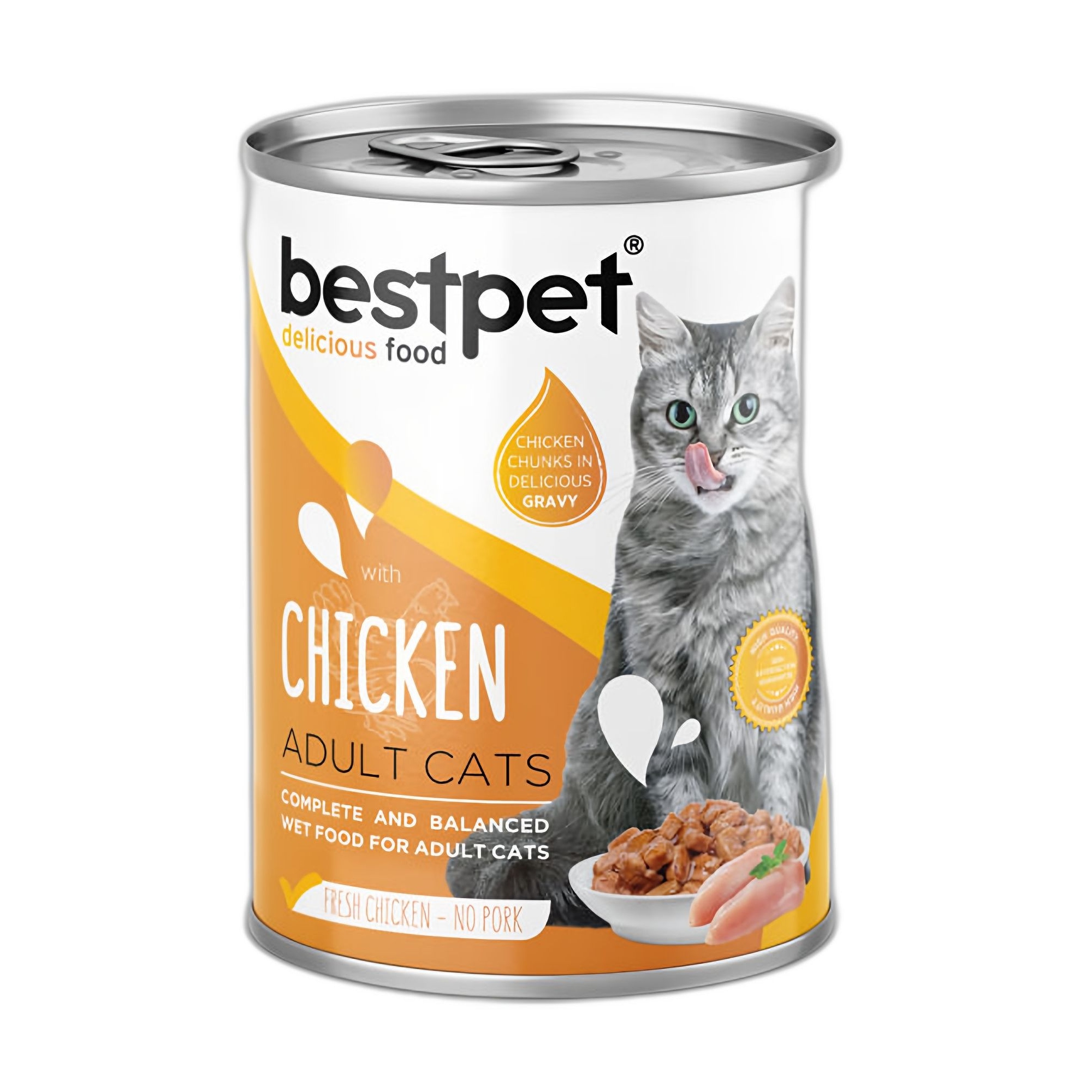 Bestpet Gravy Parça Tavuk Etli Yetişkin Kedi Konservesi 400 G - Ana Görsel