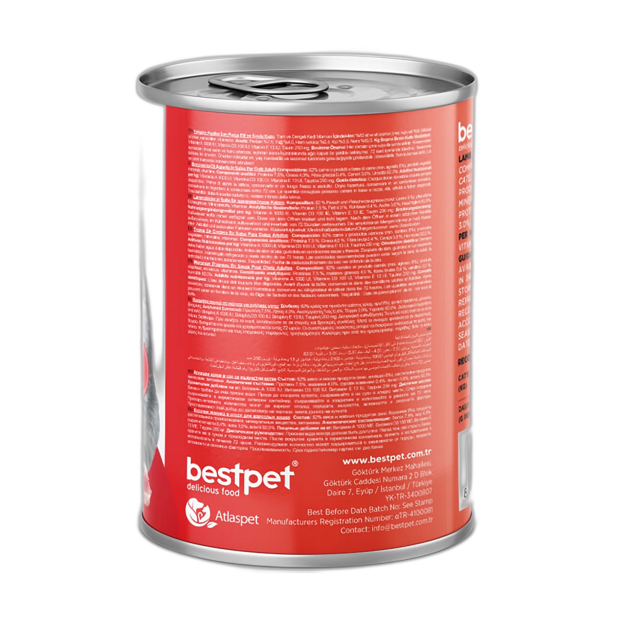 Bestpet Gravy Lamb Parça Kuzu Etli Yetişkin Kedi Konservesi 400 G - Görsel 2