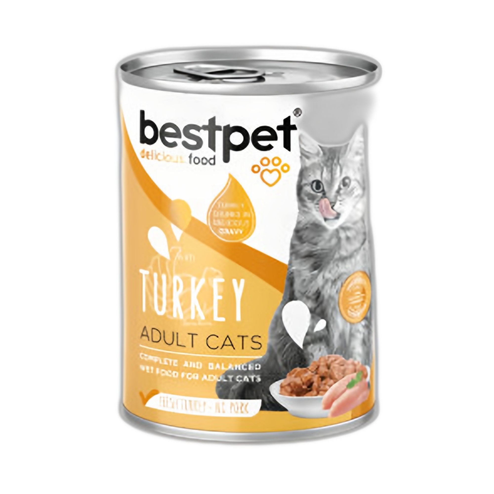 Bestpet Gravy Parça Hindi Etli Yetişkin Kedi Konservesi 400 G - Ana Görsel