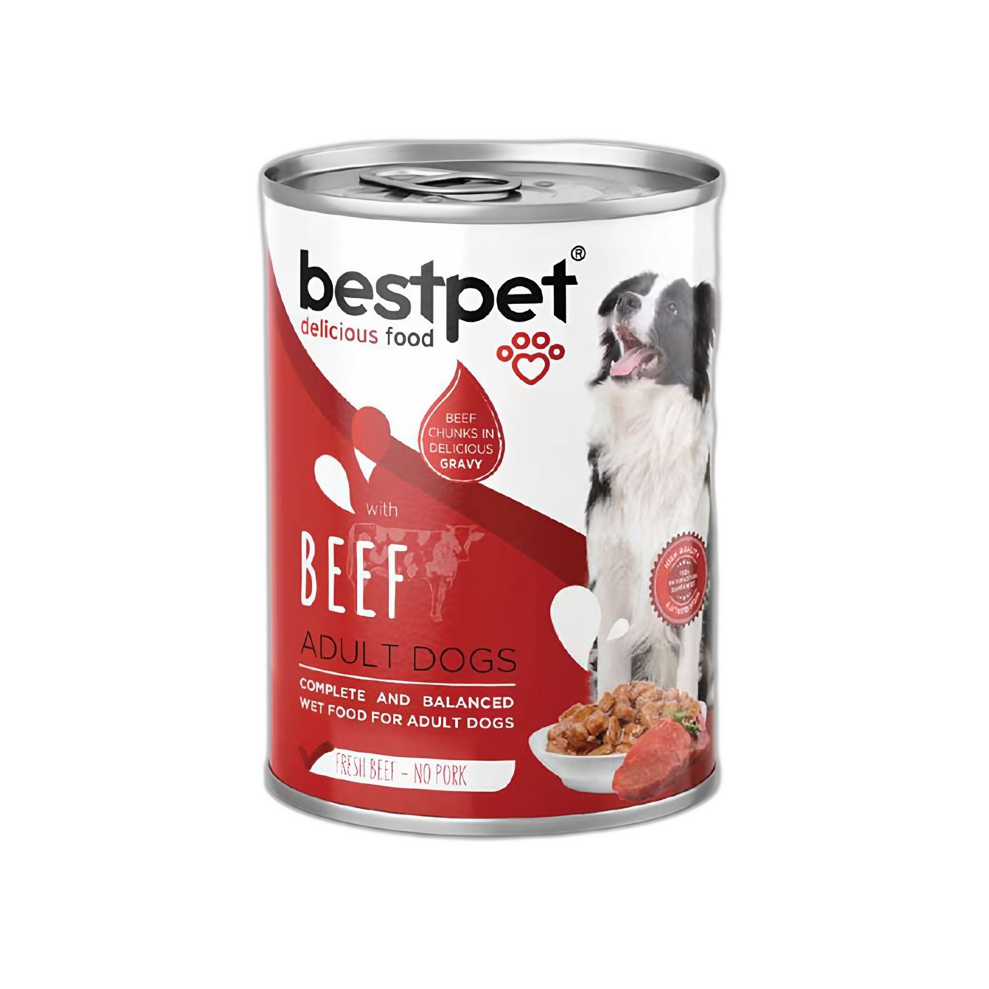Bestpet Gravy Parça Sığır Etli Yetişkin Köpek Konservesi 400 G - Ana Görsel