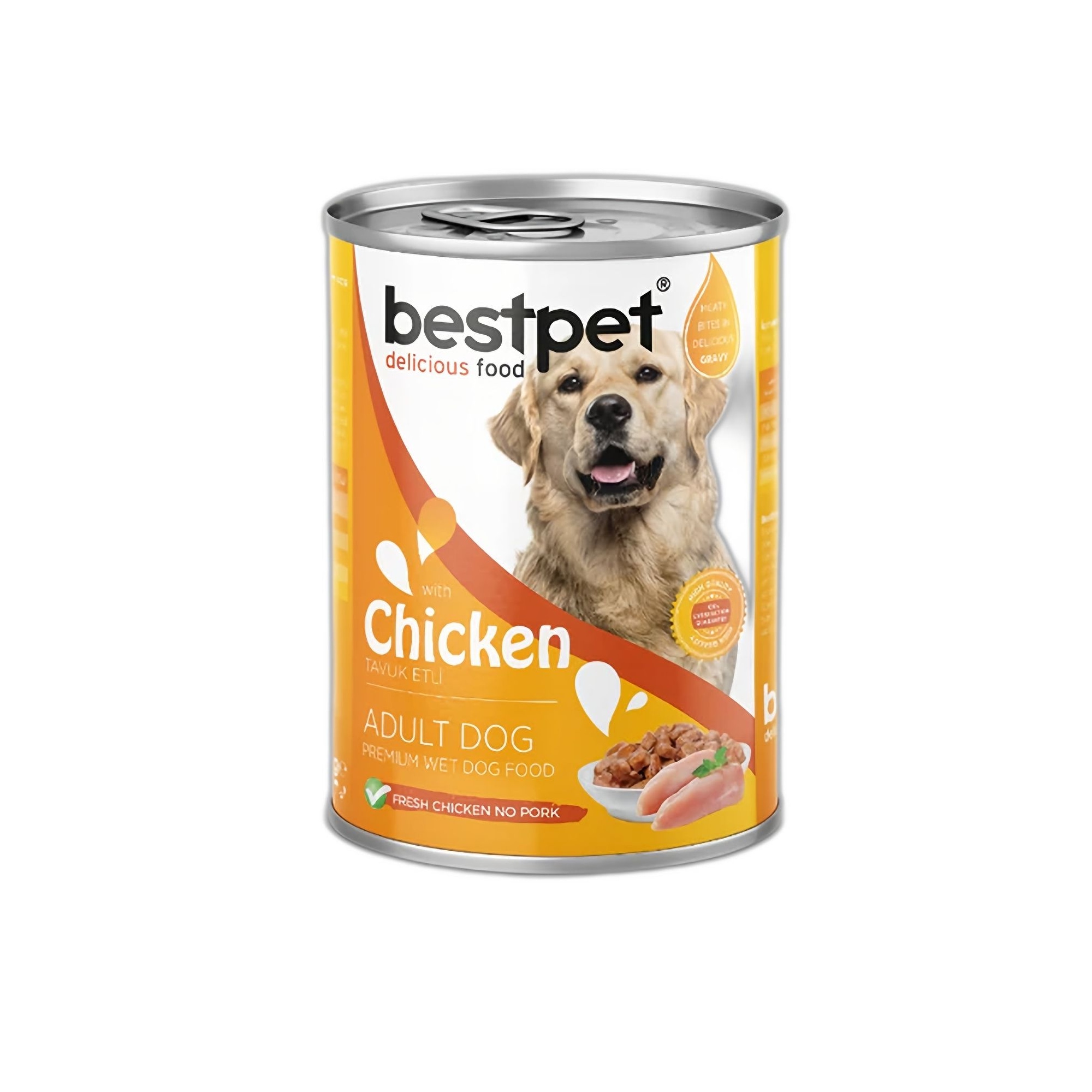 Bestpet Gravy Parça Tavuk Etli  Yetişkin Köpek Konservesi 400 G - Ana Görsel