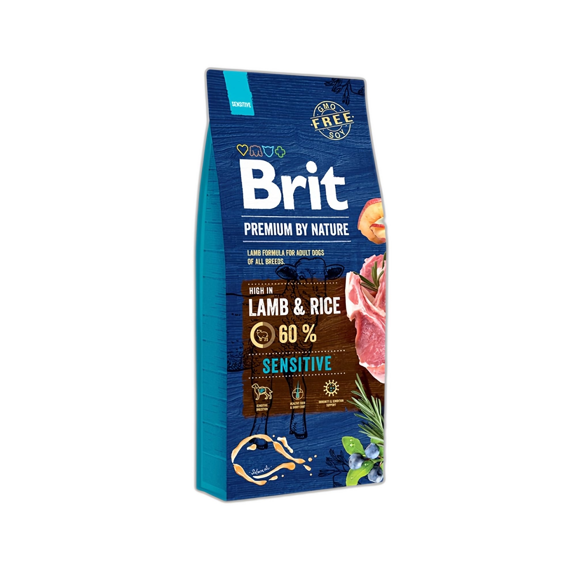 Brit Care Brit Premium Nature Sensitive Kuzulu ve Pirinçli Yetişkin Köpek Maması 15 KG - Ana Görsel