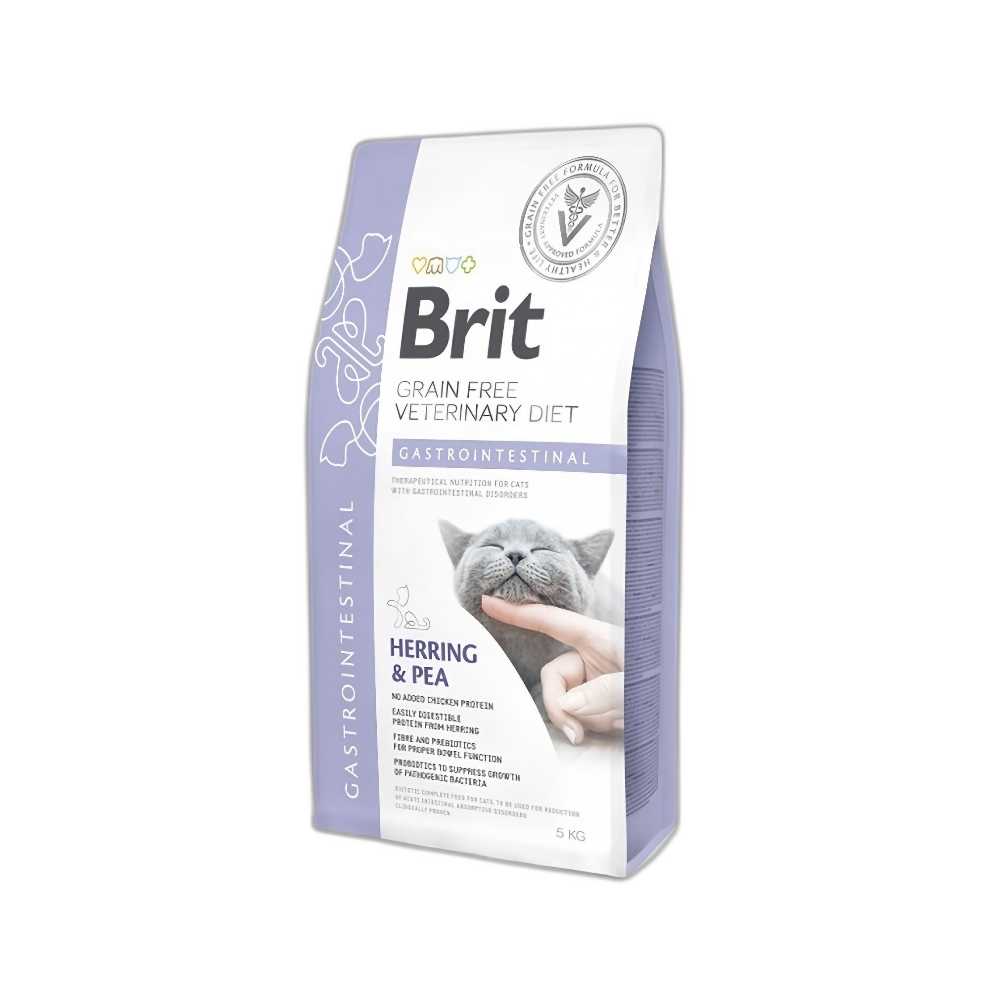 Brit Care GF Veterinary Diet Gastrointestinal Sindirim Sistemi Destekleyici Tahılsız Kedi Maması 5 KG - Ana Görsel