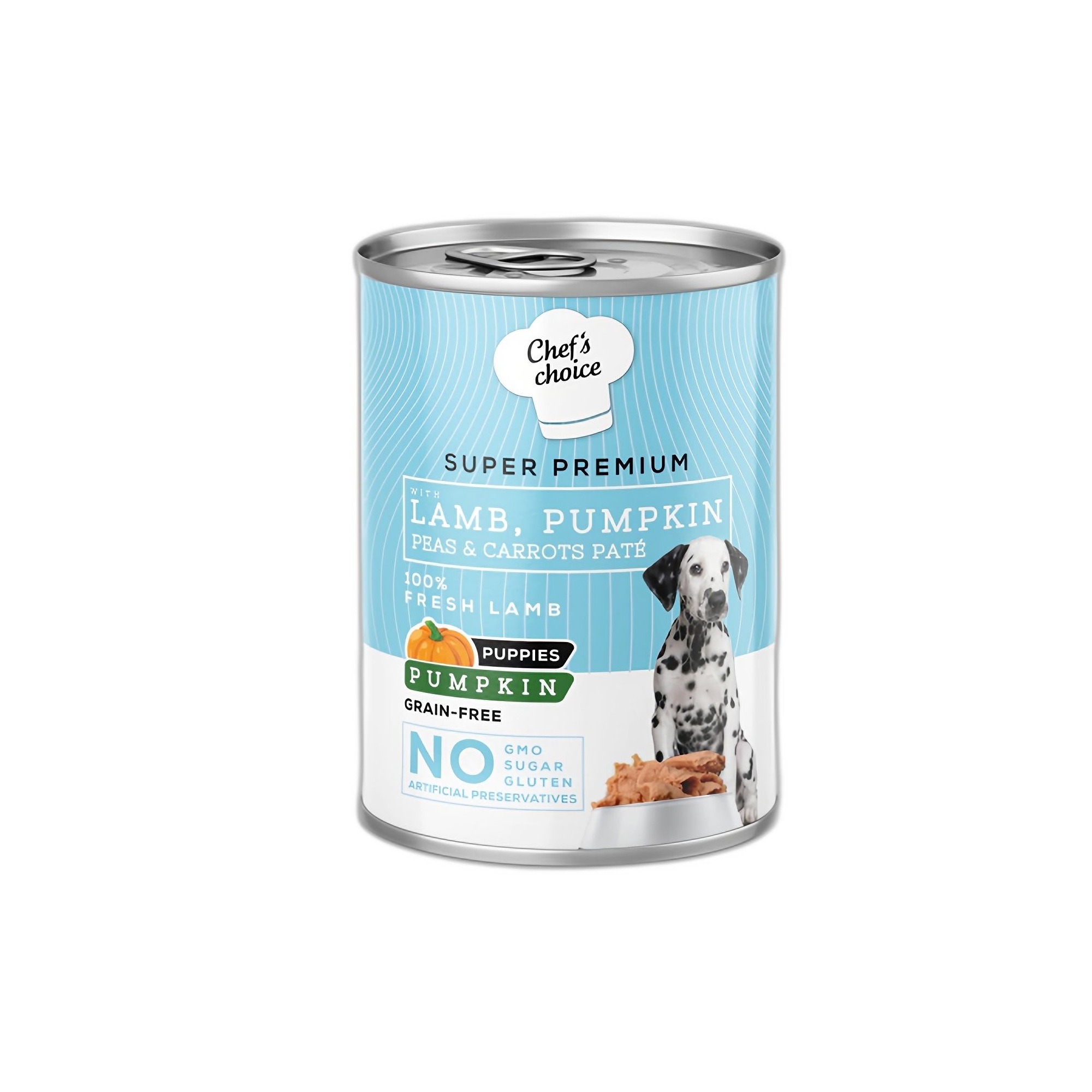 Chef's Choice Tahılsız Kuzulu ve Bal Kabaklı Ezme Yavru Köpek Konservesi 400G - Ana Görsel