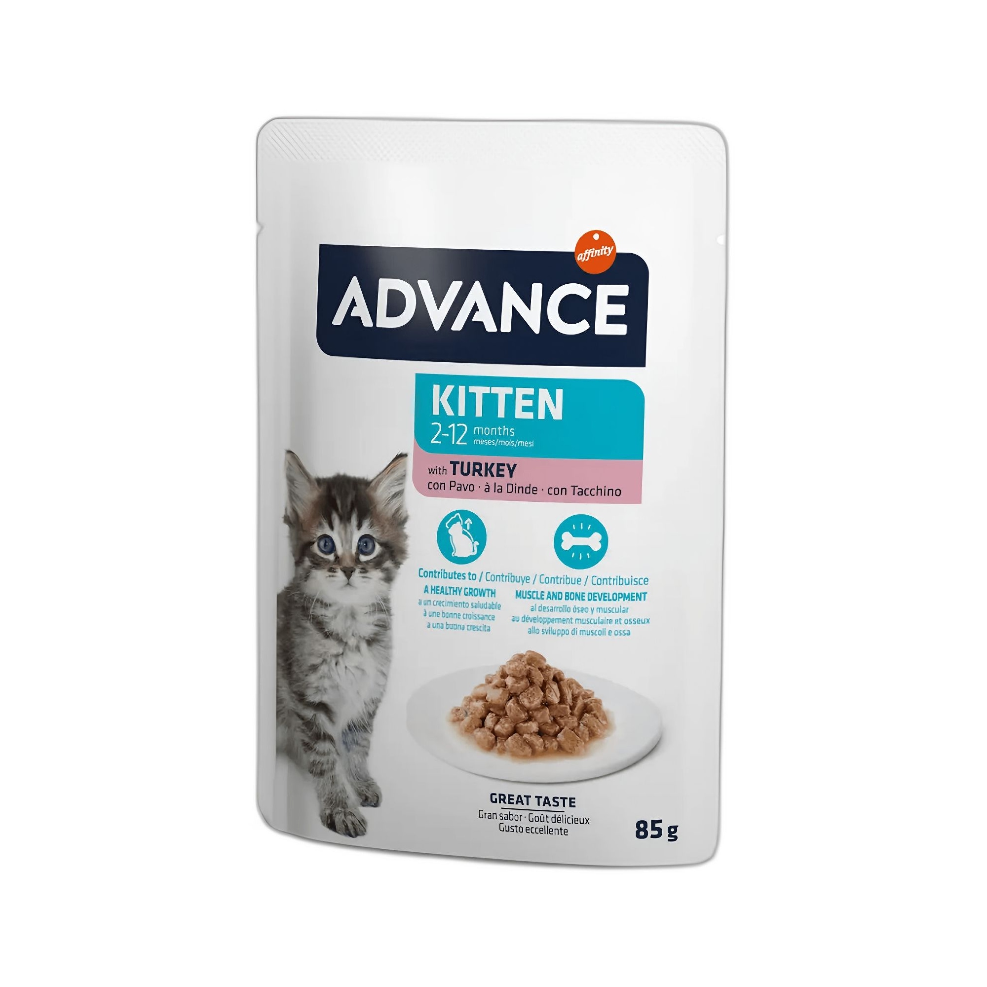 Advance Kıtten Hindili Yaş Yavru Kedi Maması 85 G - Ana Görsel