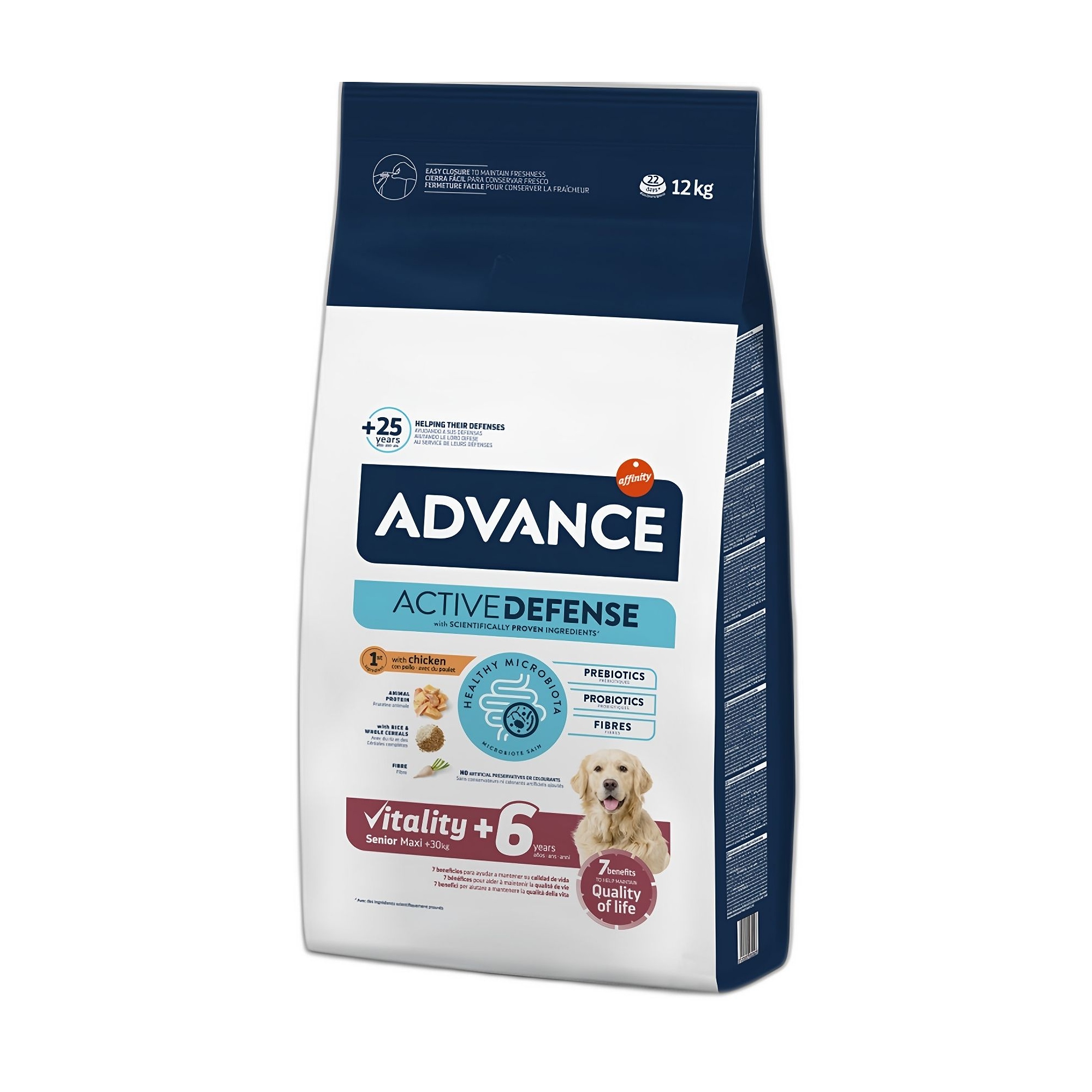 Advance Vitality +6 Tavuklu Büyük Irk Yaşlı Köpek Maması 12 KG - Ana Görsel