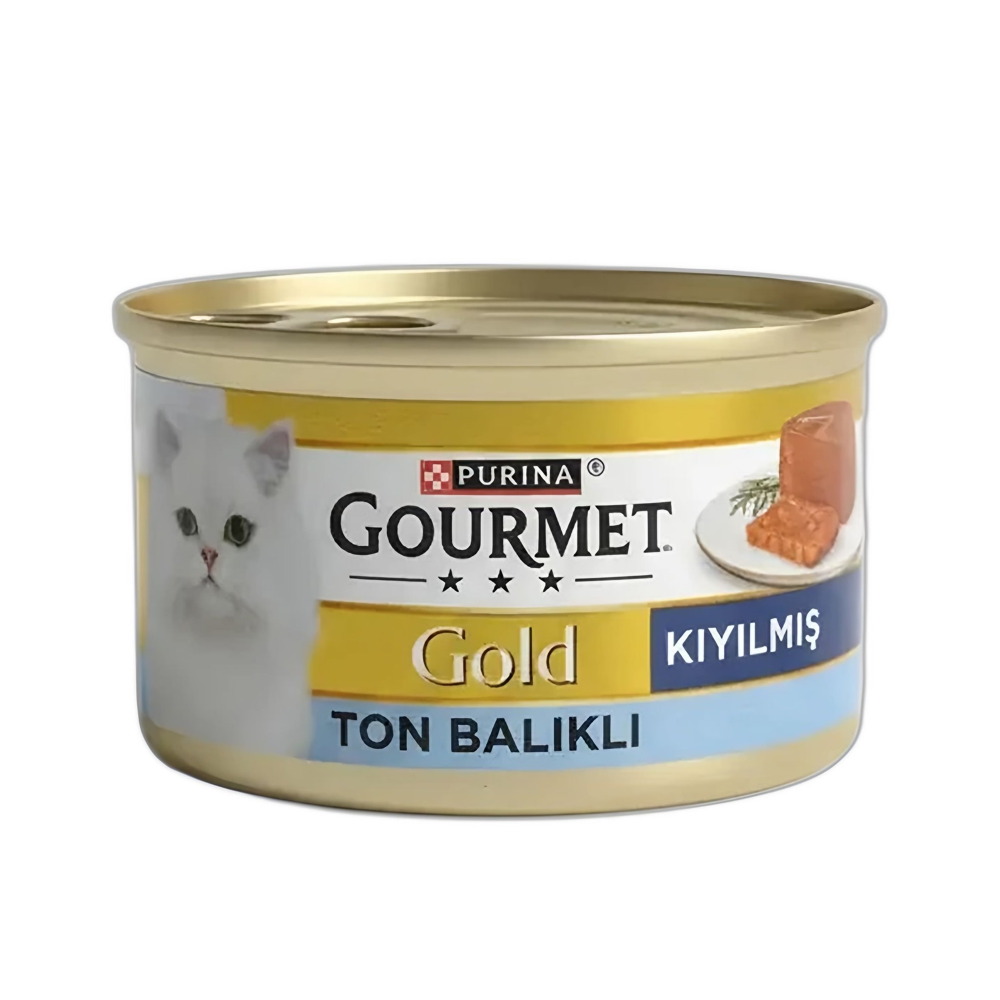 Gourmet Gold Kıyılmış Ton Balıklı Yetişkin Kedi Yaş Maması 85 G