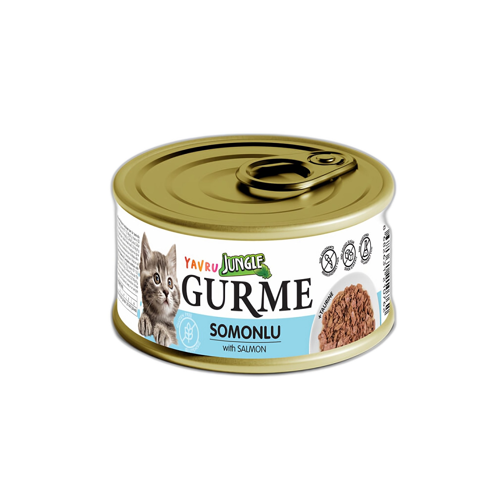 Jungle Gurme Somonlu Yavru Kedi Konservesi 85 G - Ana Görsel