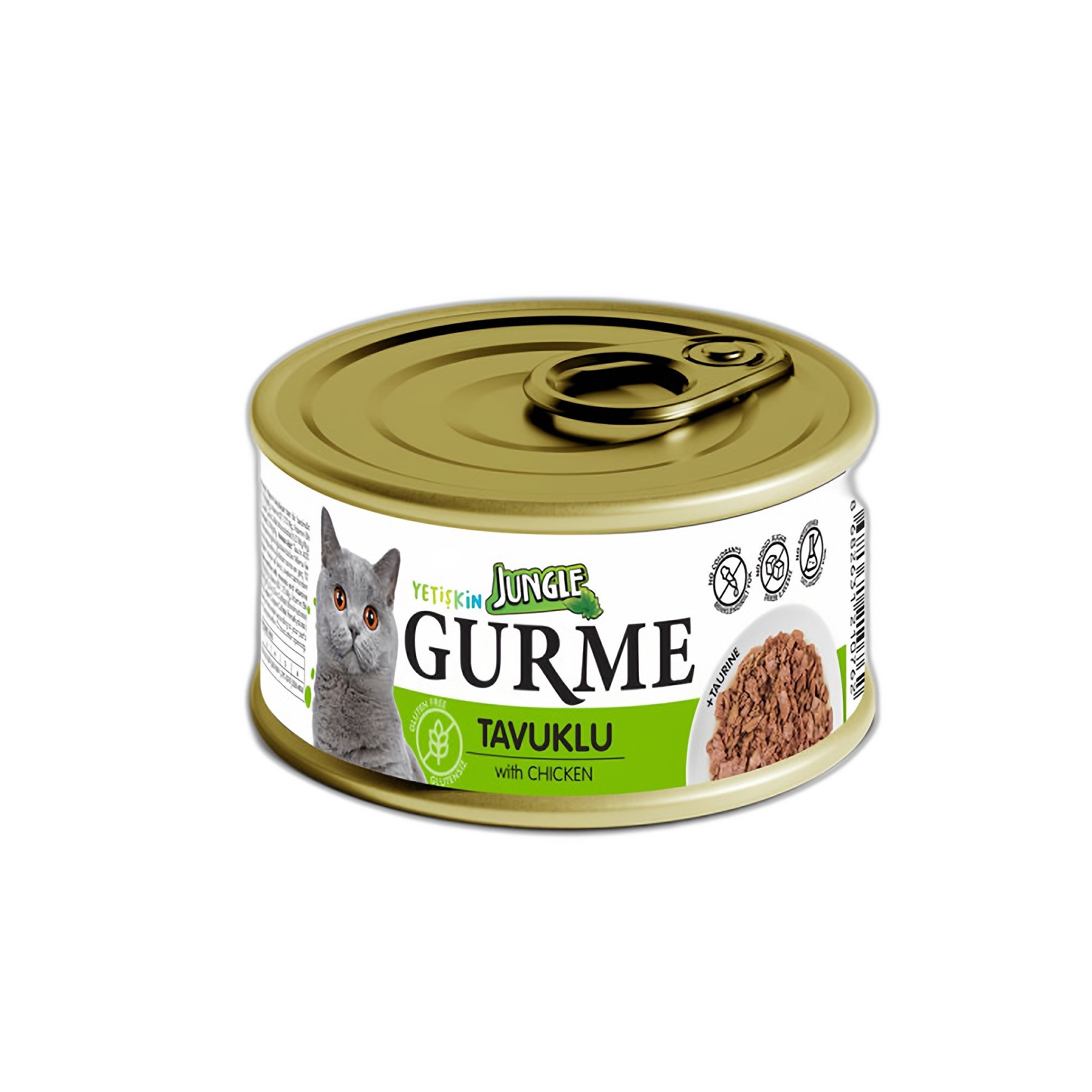 Jungle Gurme Tavuk Yetişkin Kedi Konservesi 85 G - Ana Görsel