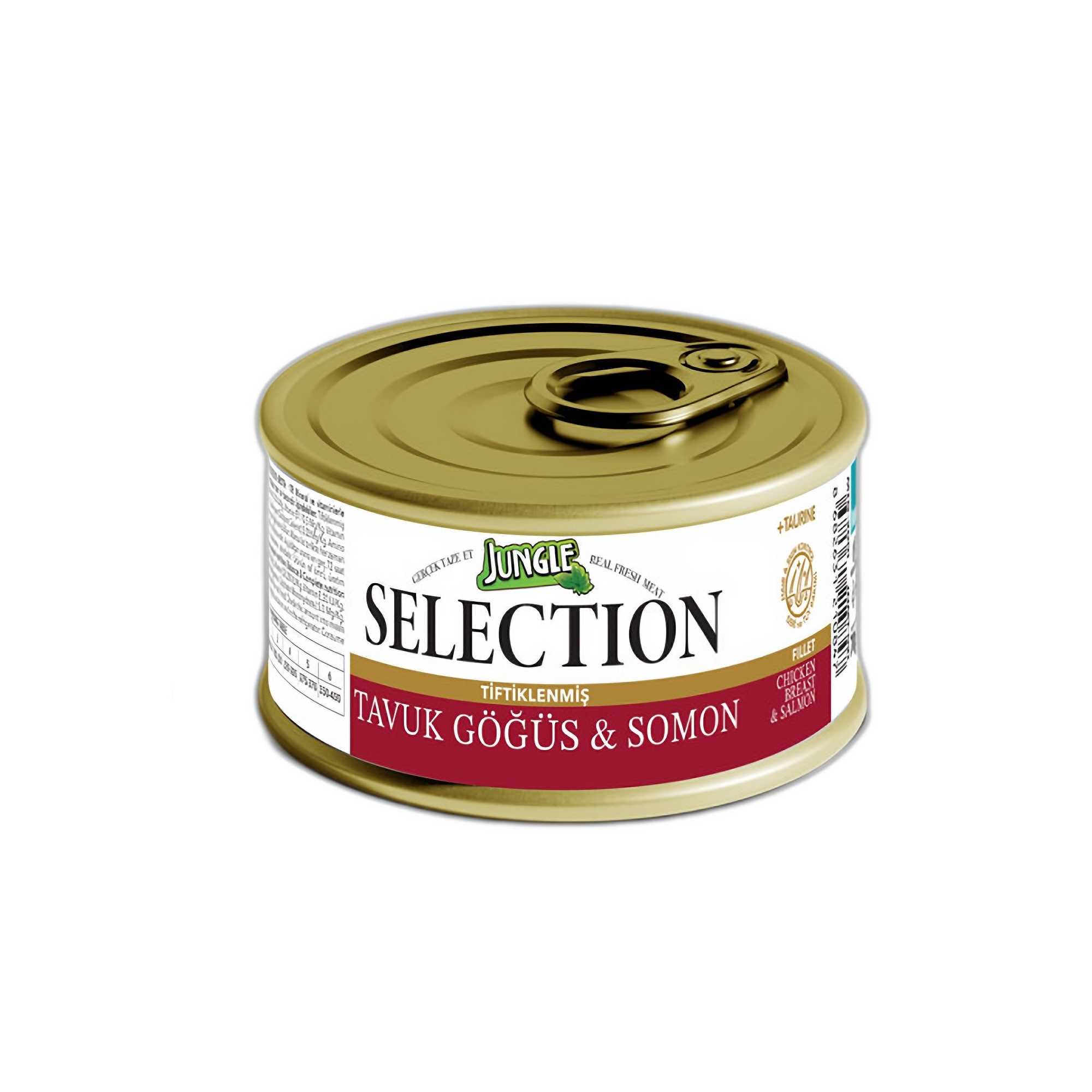 Jungle Selection Tavuklu ve Somonlu Yetişkin Kedi Konservesi 70 G - Ana Görsel