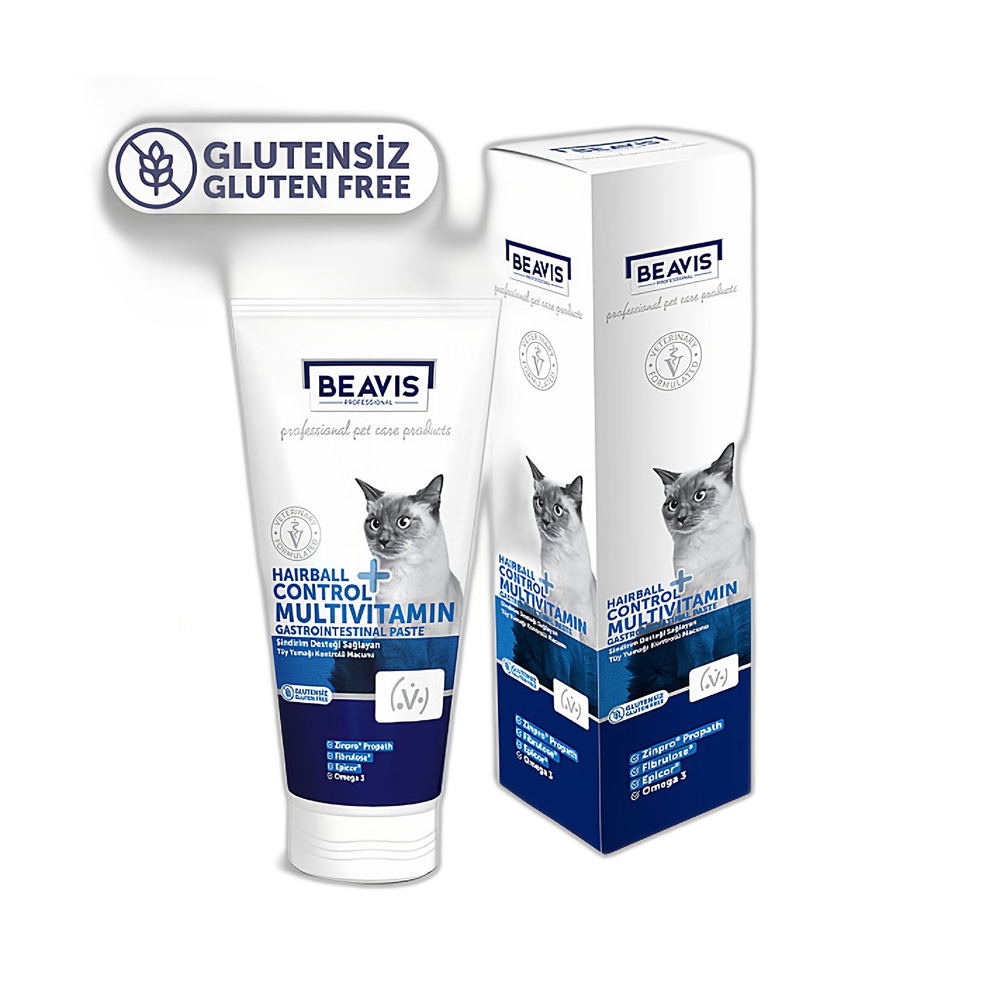 Beavis Hairball ve Multivitamin Gastrointestinal Kedi Takviye Macunu 75 mL - Ana Görsel