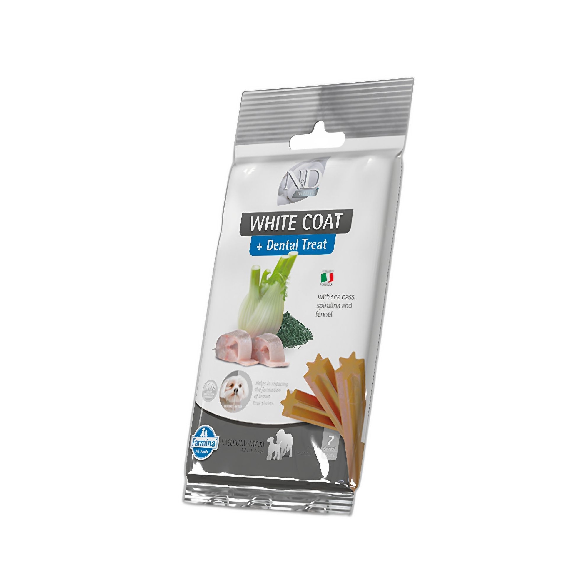 N&D Beyaz Deniz Levreği ve Pirinçli Yetişkin Orta ve Büyük Irk Köpek Maması 100 G - Ana Görsel