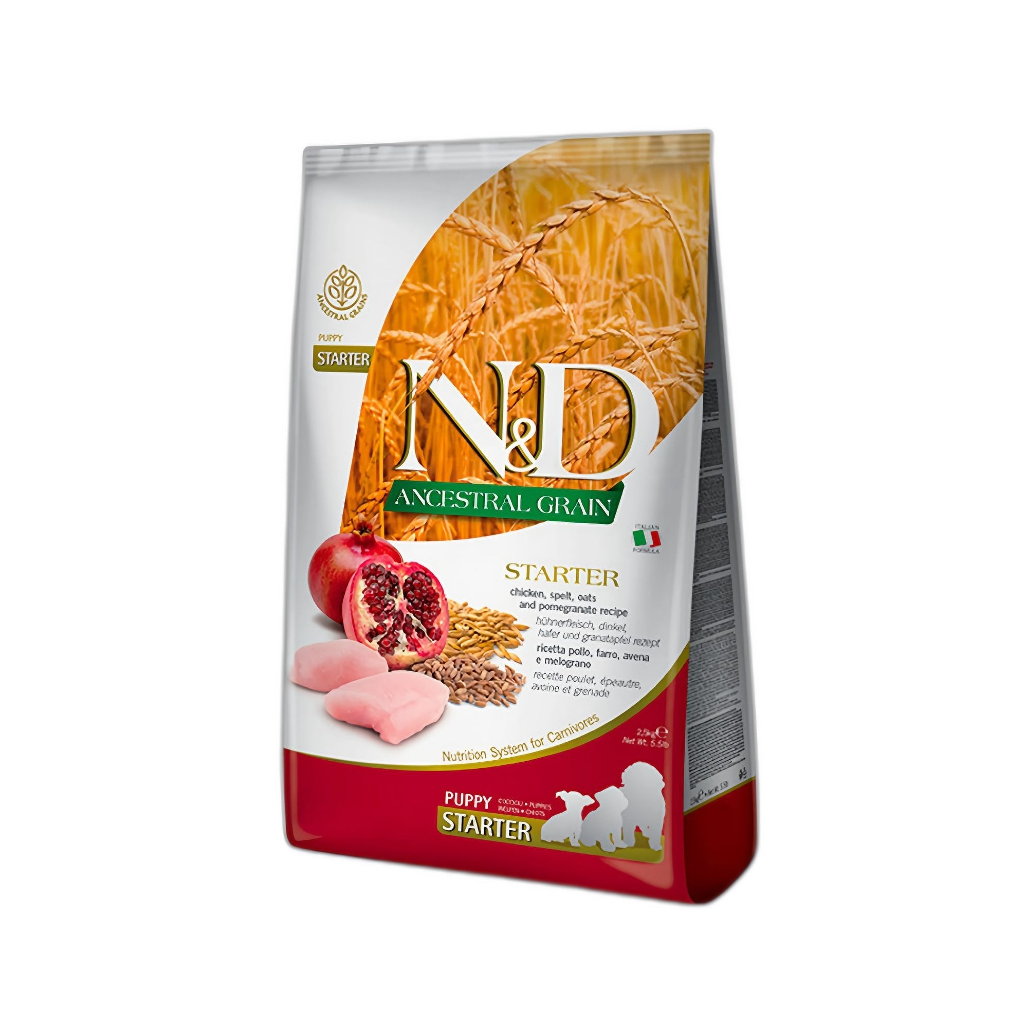 N&D Ancestral Grain Tavuklu, Buğdaylı, Yulaflı ve Narlı Yavru Köpek Maması 12 KG - Ana Görsel