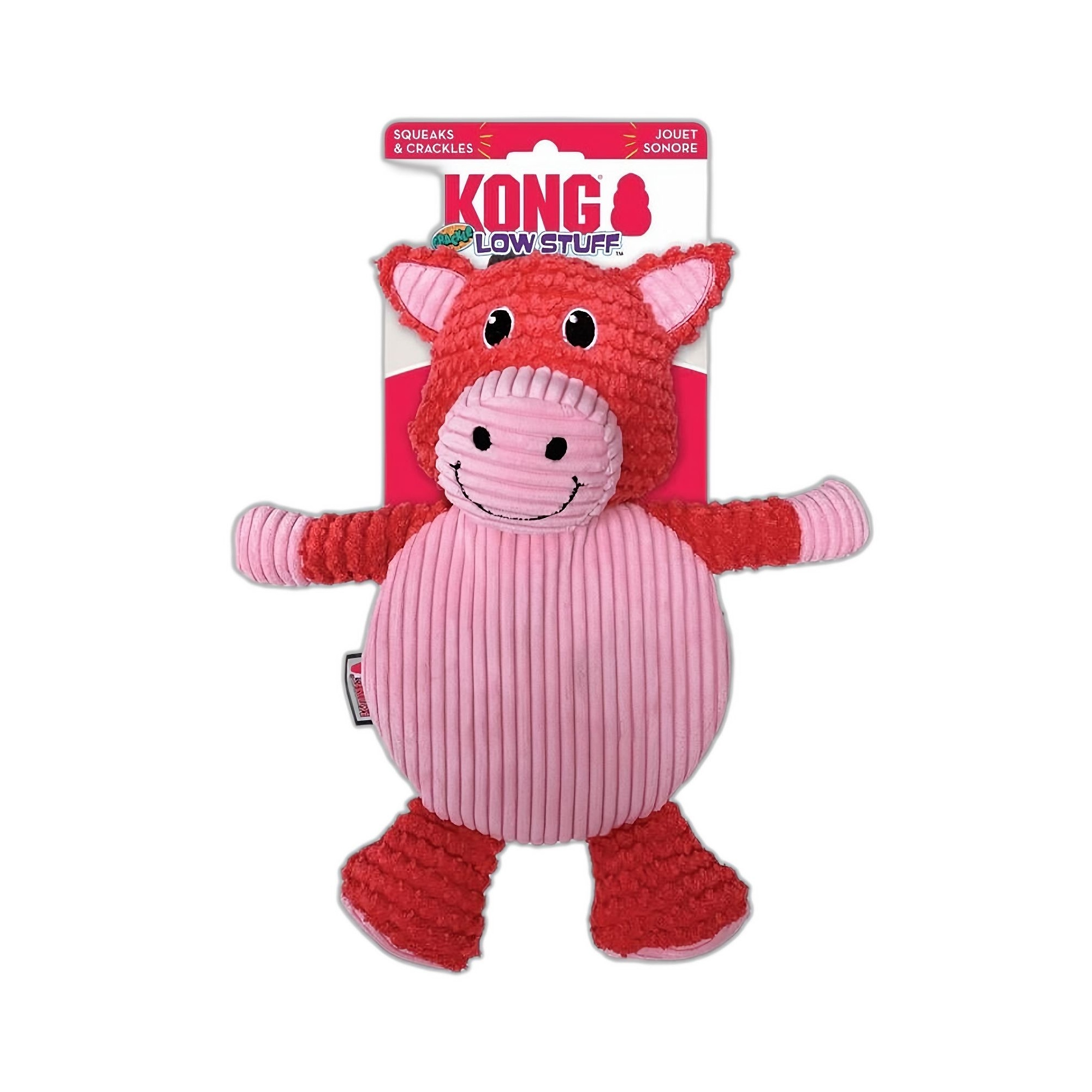 Kong Low Stuff Gülen Surat Detaylı Peluş Köpek Oyuncağı L