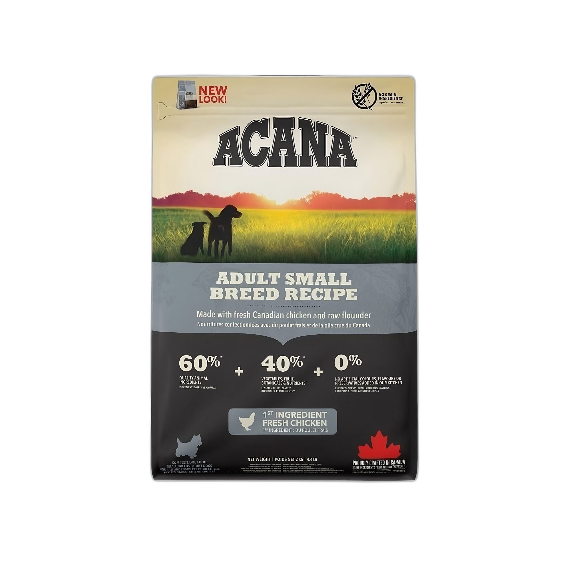 Acana Tahılsız Tavuklu Balıklı Küçük Irk Yetişkin Köpek Maması 2 KG