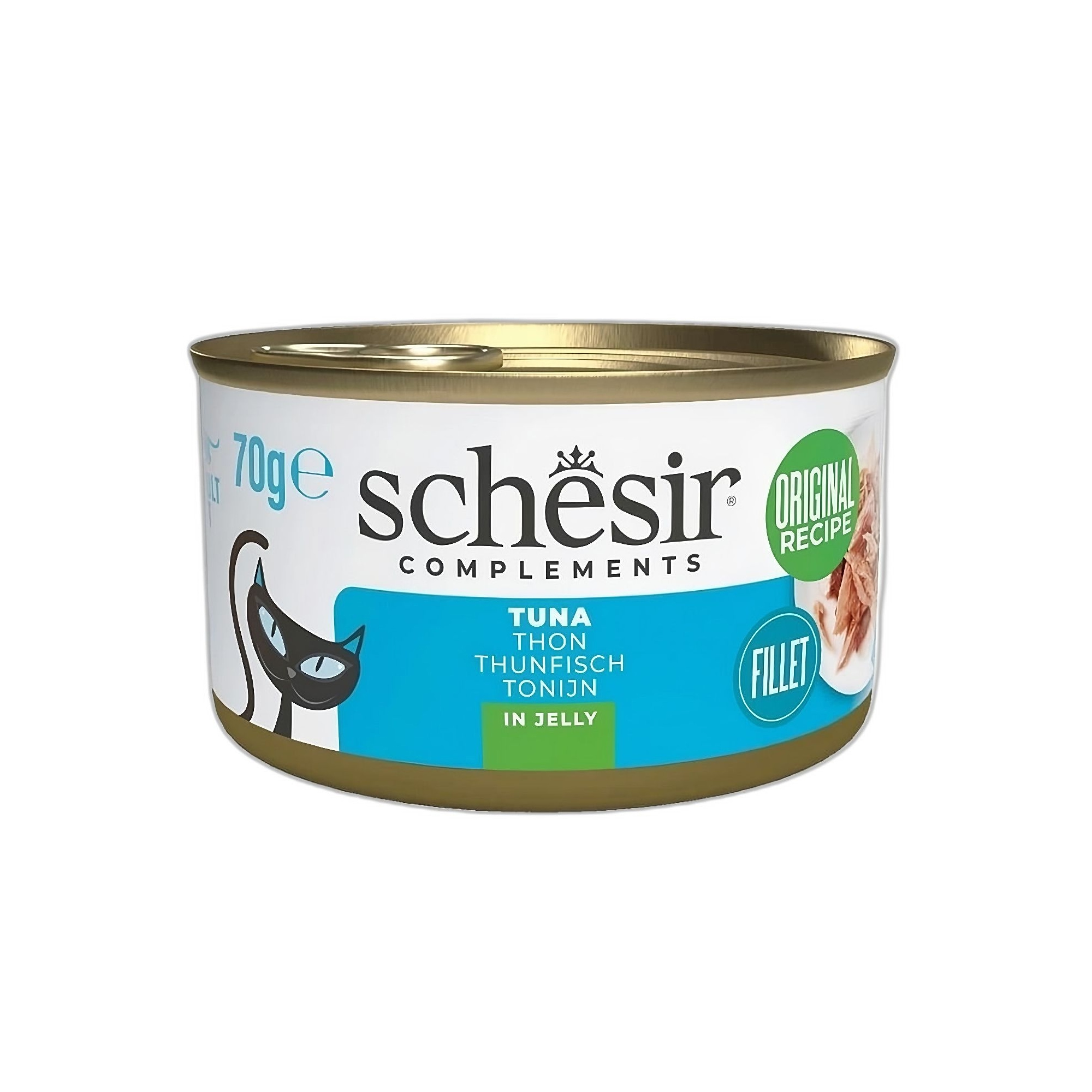 Schesir Tamamlayıcı Ton Balıklı Jöle İçinde Kedi Konservesi 70g