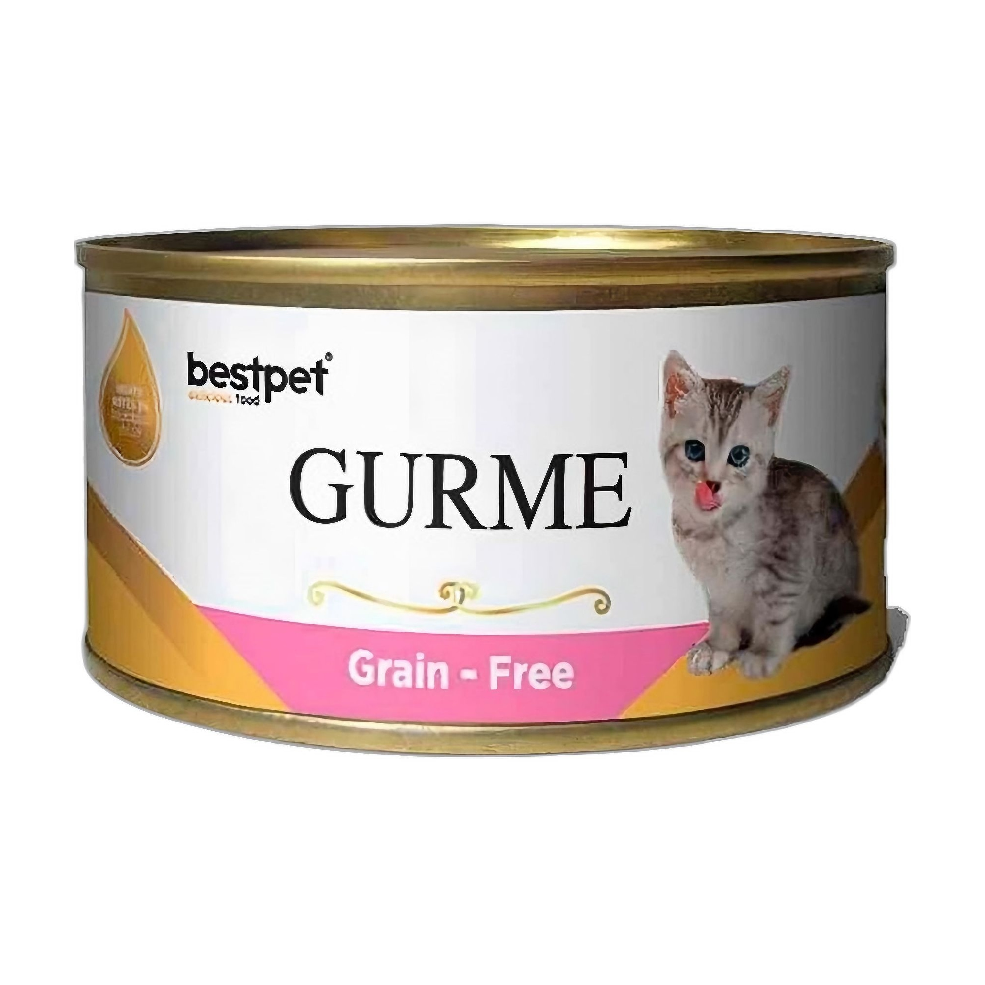 Bestpet Gurme Chicken in Jelly Tavuklu  Yavru Kedi Konservesi  85G