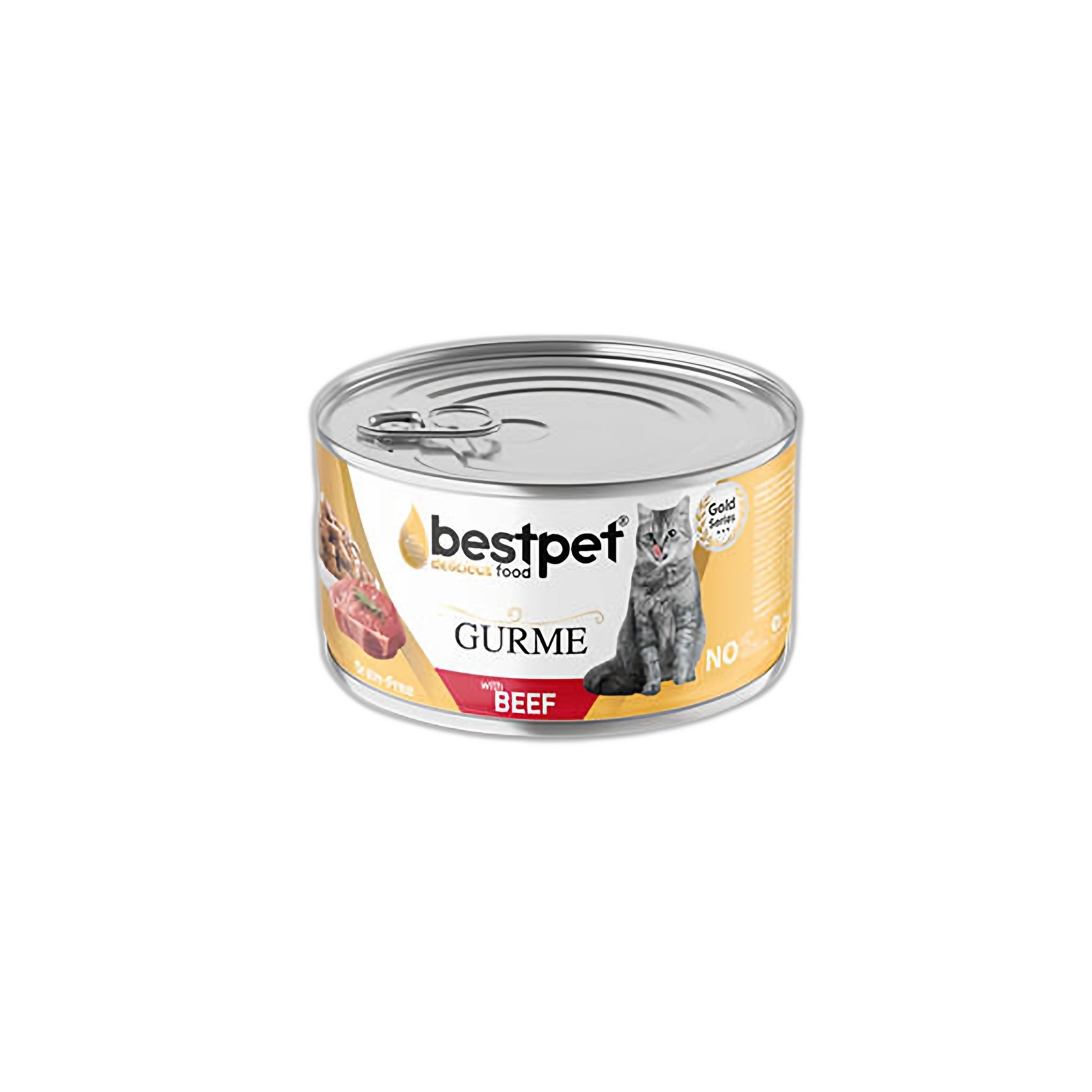 Bestpet Gurme Beef in Jelly Biftekli Yetişkin Kedi Konservesi 85G