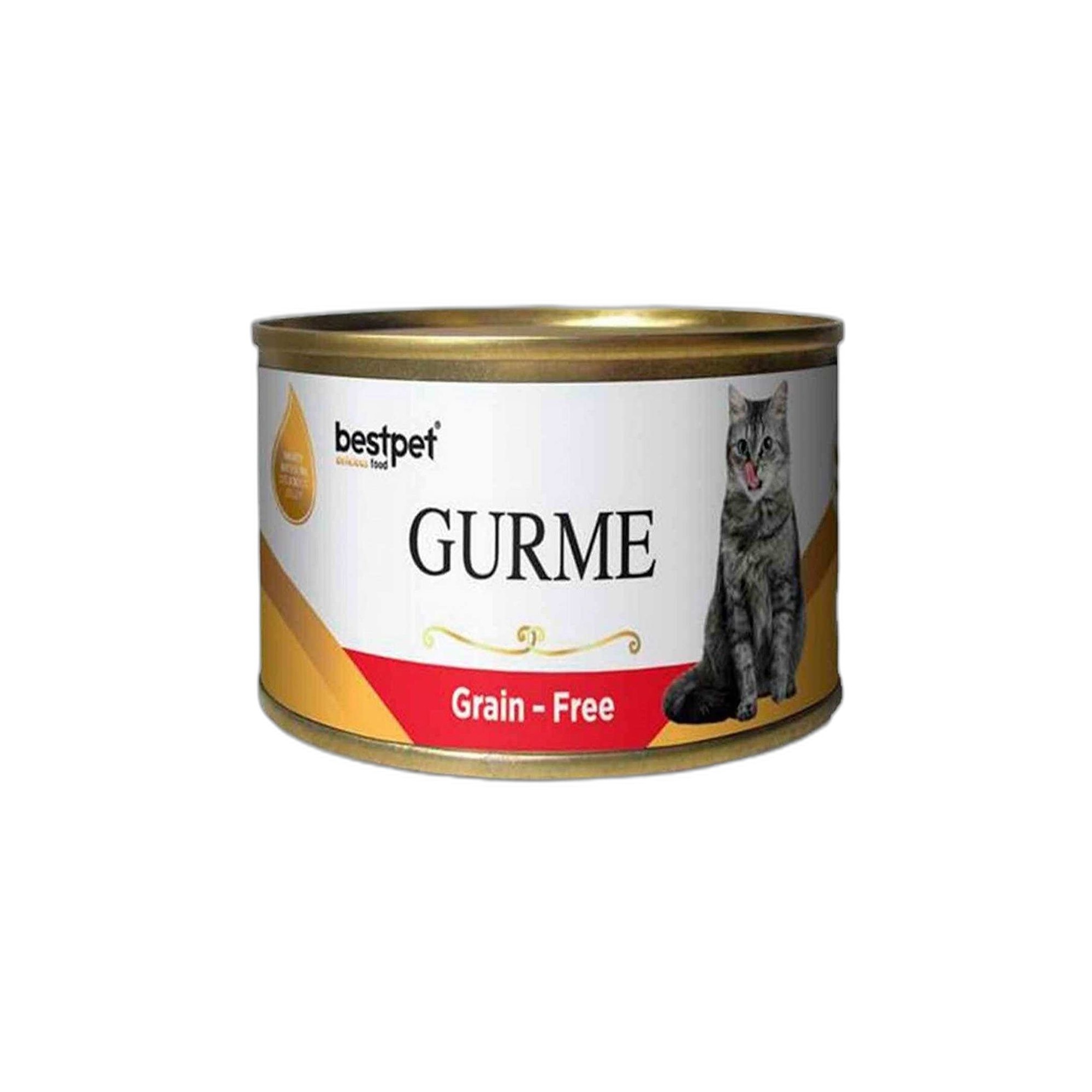 Bestpet Gurme Lamb in Jelly Kuzu Etli Yetişkin Kedi Konservesi 85G